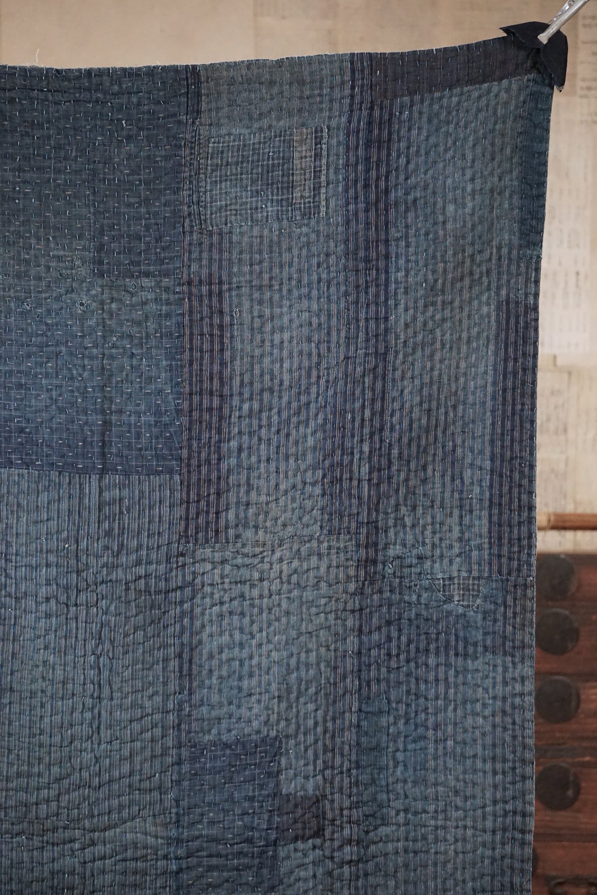 Antique Japanese Indigo Boro Textile, Late 19th–Early 20th Century