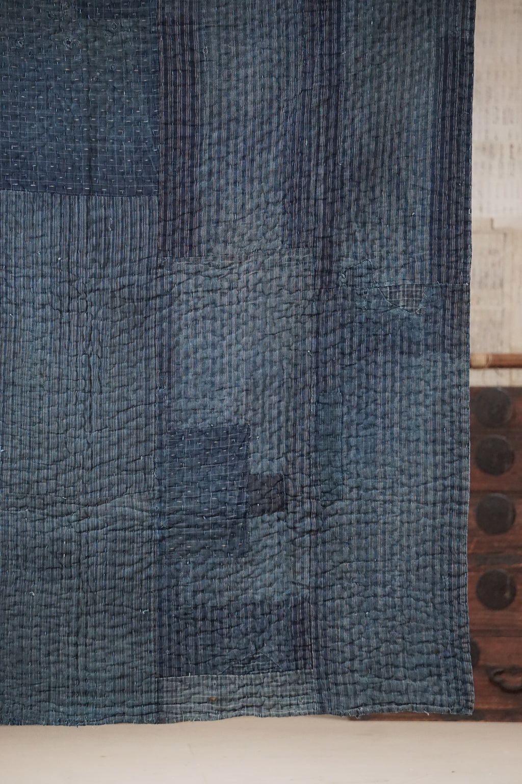 Antique Japanese Indigo Boro Textile, Late 19th–Early 20th Century