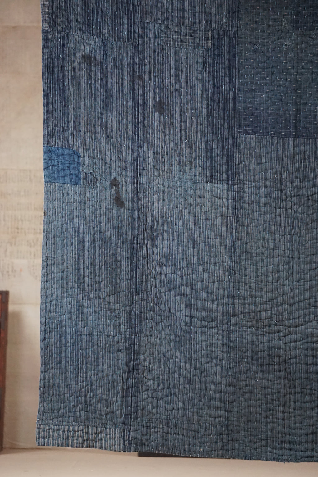 Antique Japanese Indigo Boro Textile, Late 19th–Early 20th Century