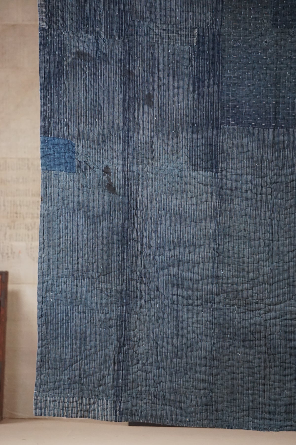 Antique Japanese Indigo Boro Textile, Late 19th–Early 20th Century
