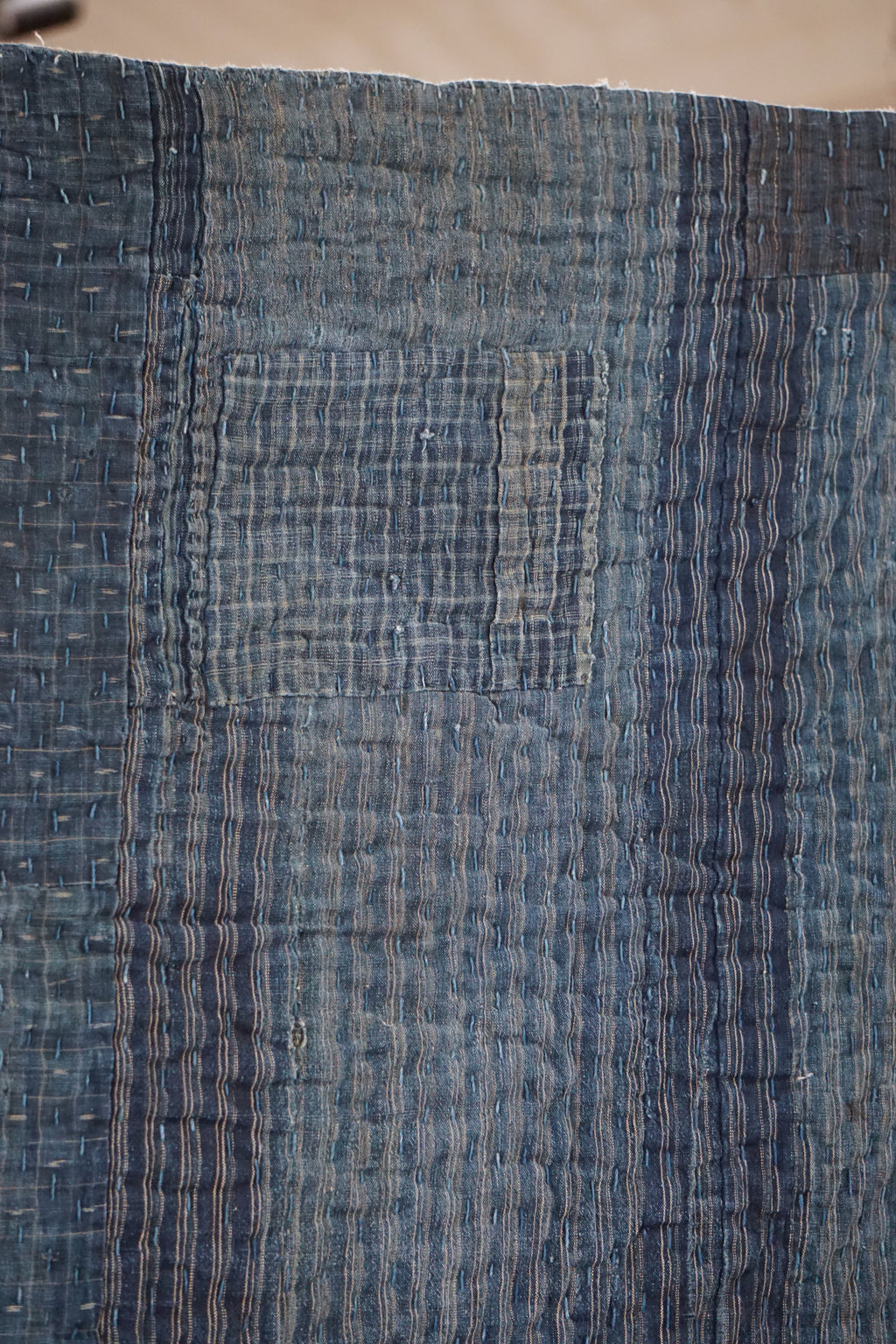 Antique Japanese Indigo Boro Textile, Late 19th–Early 20th Century