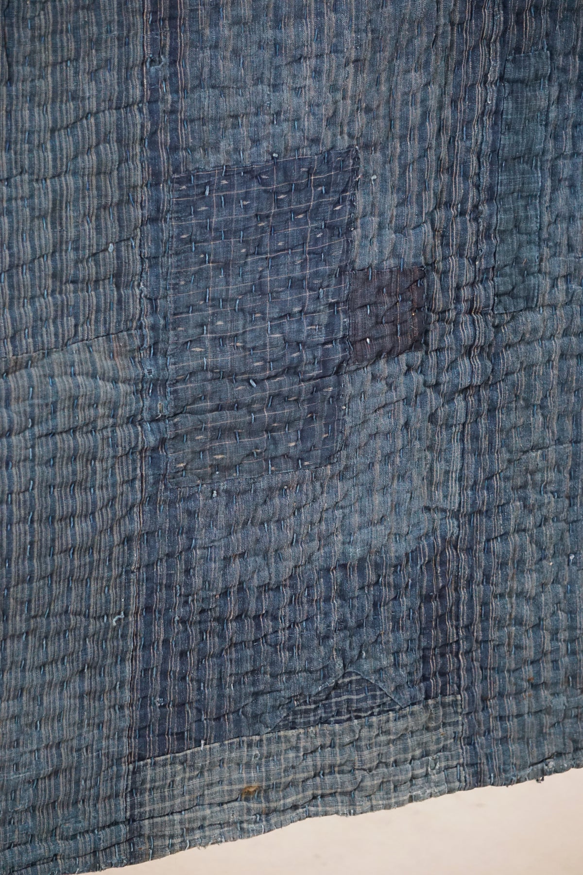 Antique Japanese Indigo Boro Textile, Late 19th–Early 20th Century