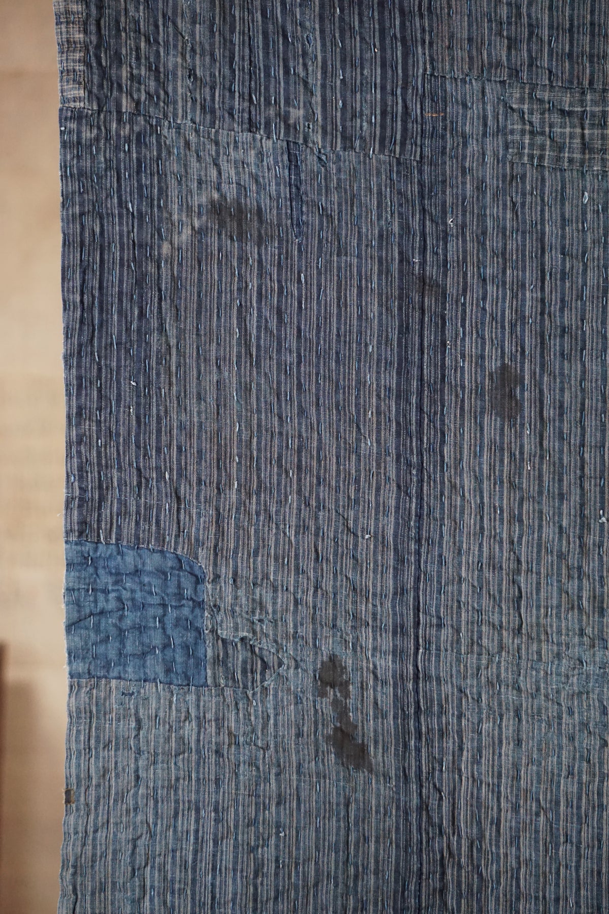 Antique Japanese Indigo Boro Textile, Late 19th–Early 20th Century