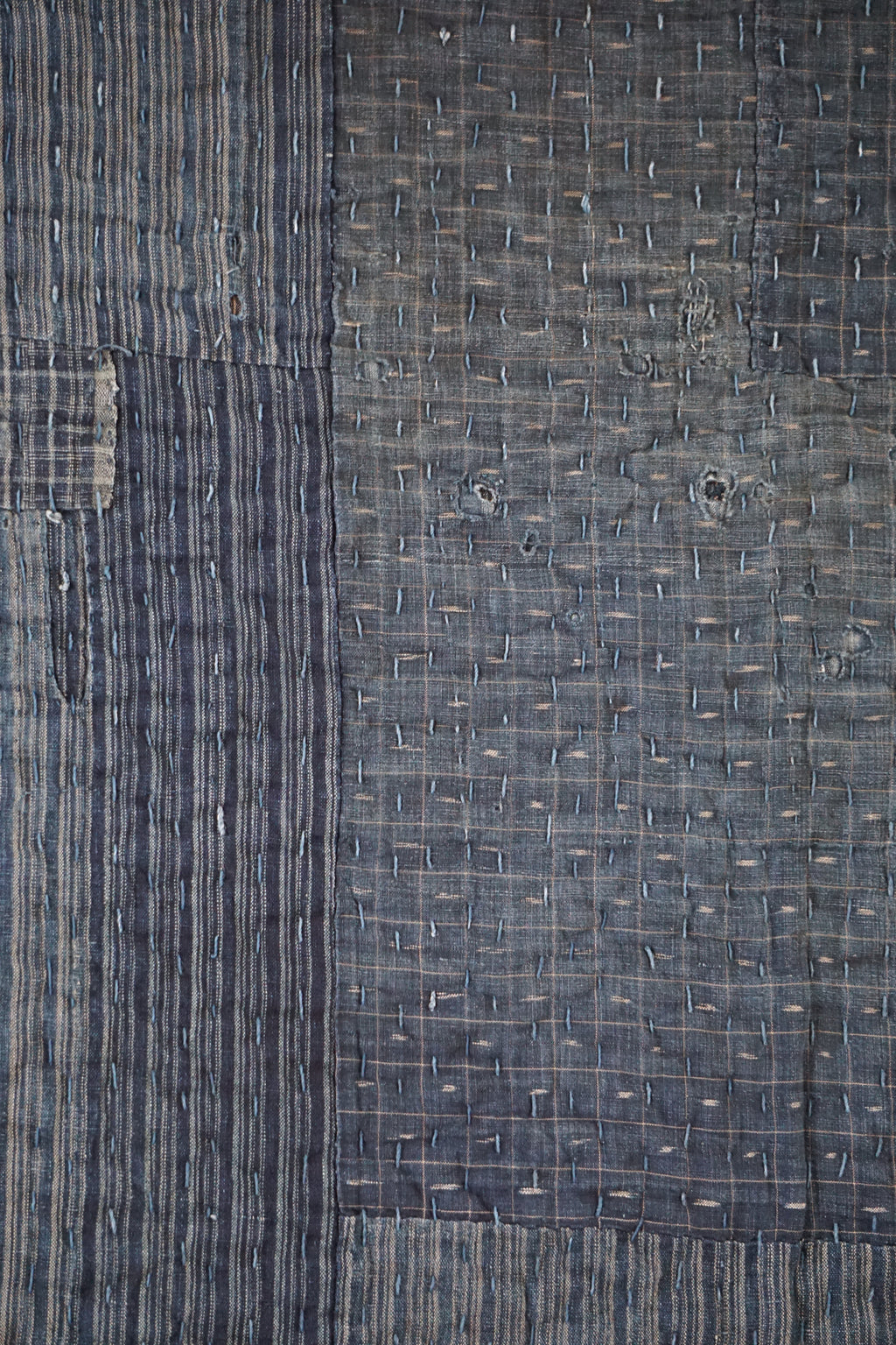 Antique Japanese Indigo Boro Textile, Late 19th–Early 20th Century