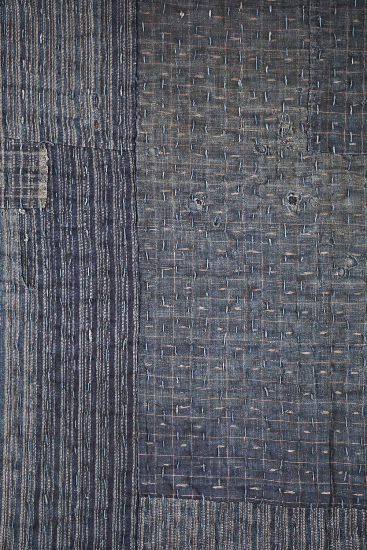 Antique Japanese Indigo Boro Textile, Late 19th–Early 20th Century