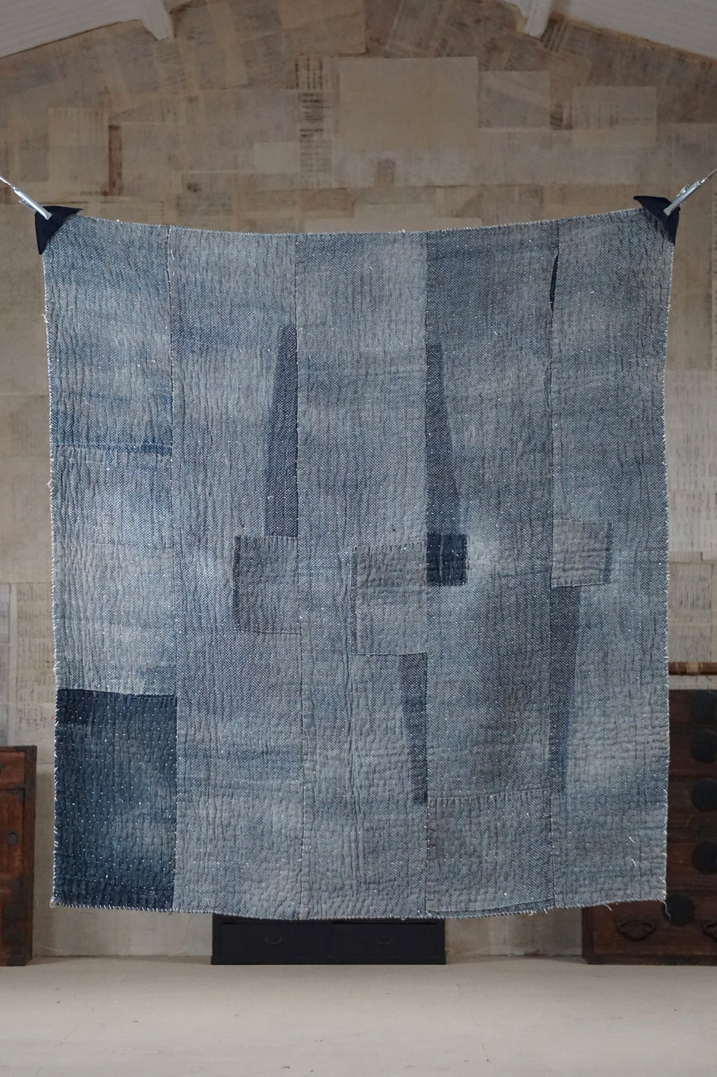 Antique Japanese Boro Textile, Early - Mid 20th Century