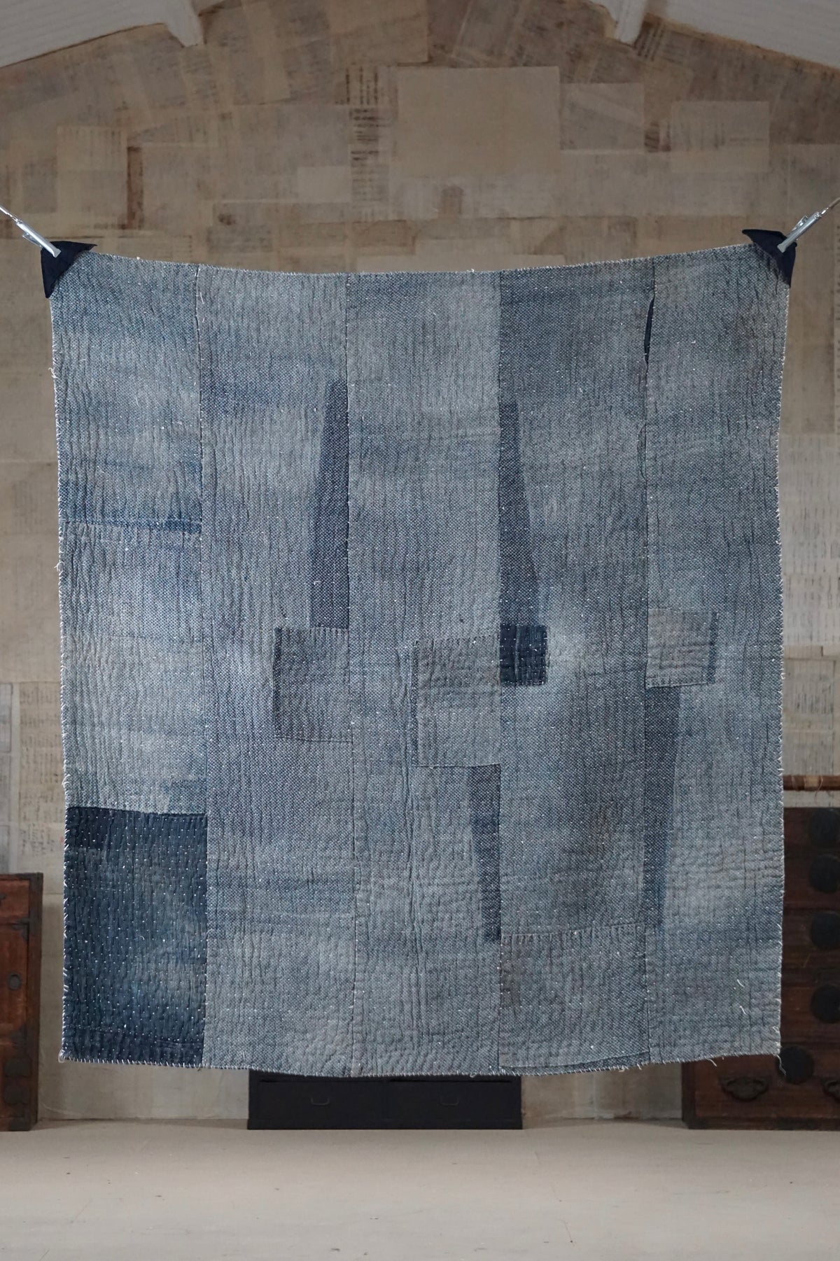 Antique Japanese Boro Textile, Early - Mid 20th Century