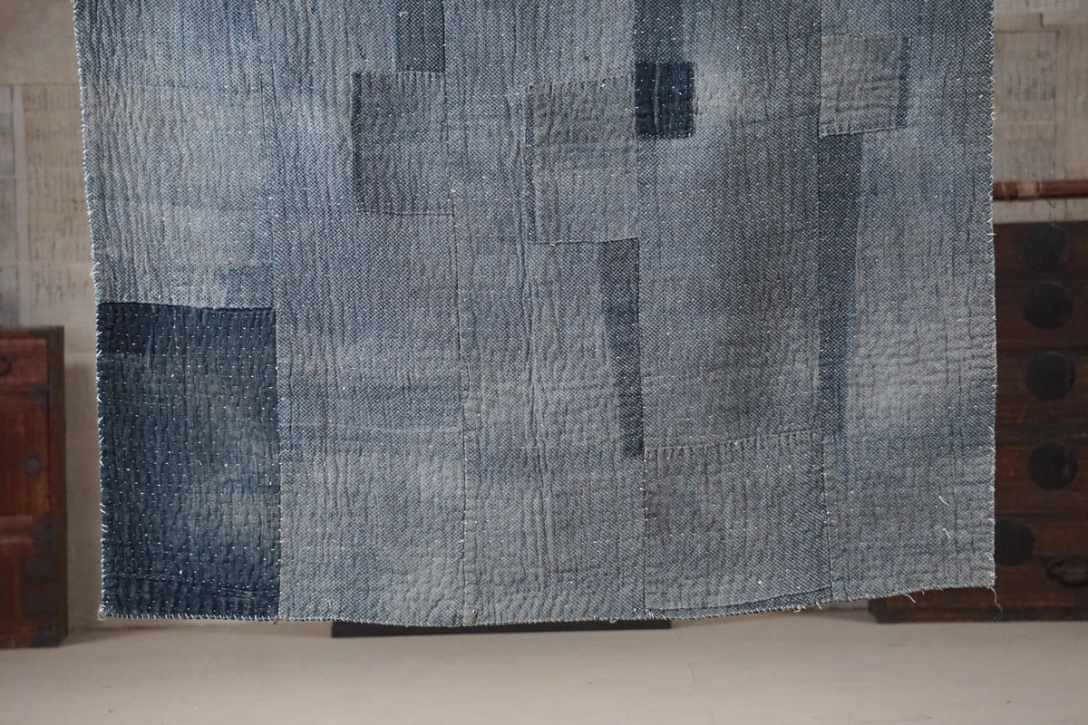Antique Japanese Boro Textile, Early - Mid 20th Century
