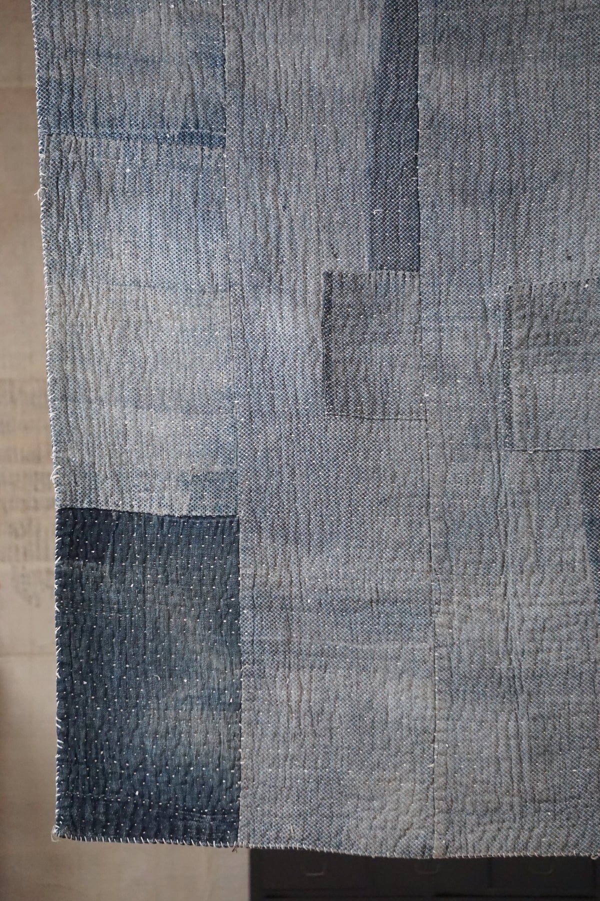 Antique Japanese Boro Textile, Early - Mid 20th Century