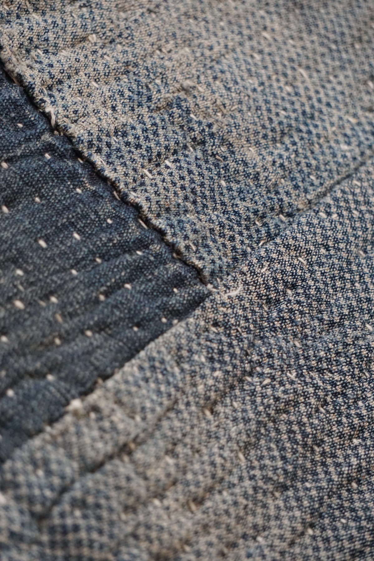 Antique Japanese Boro Textile, Early - Mid 20th Century