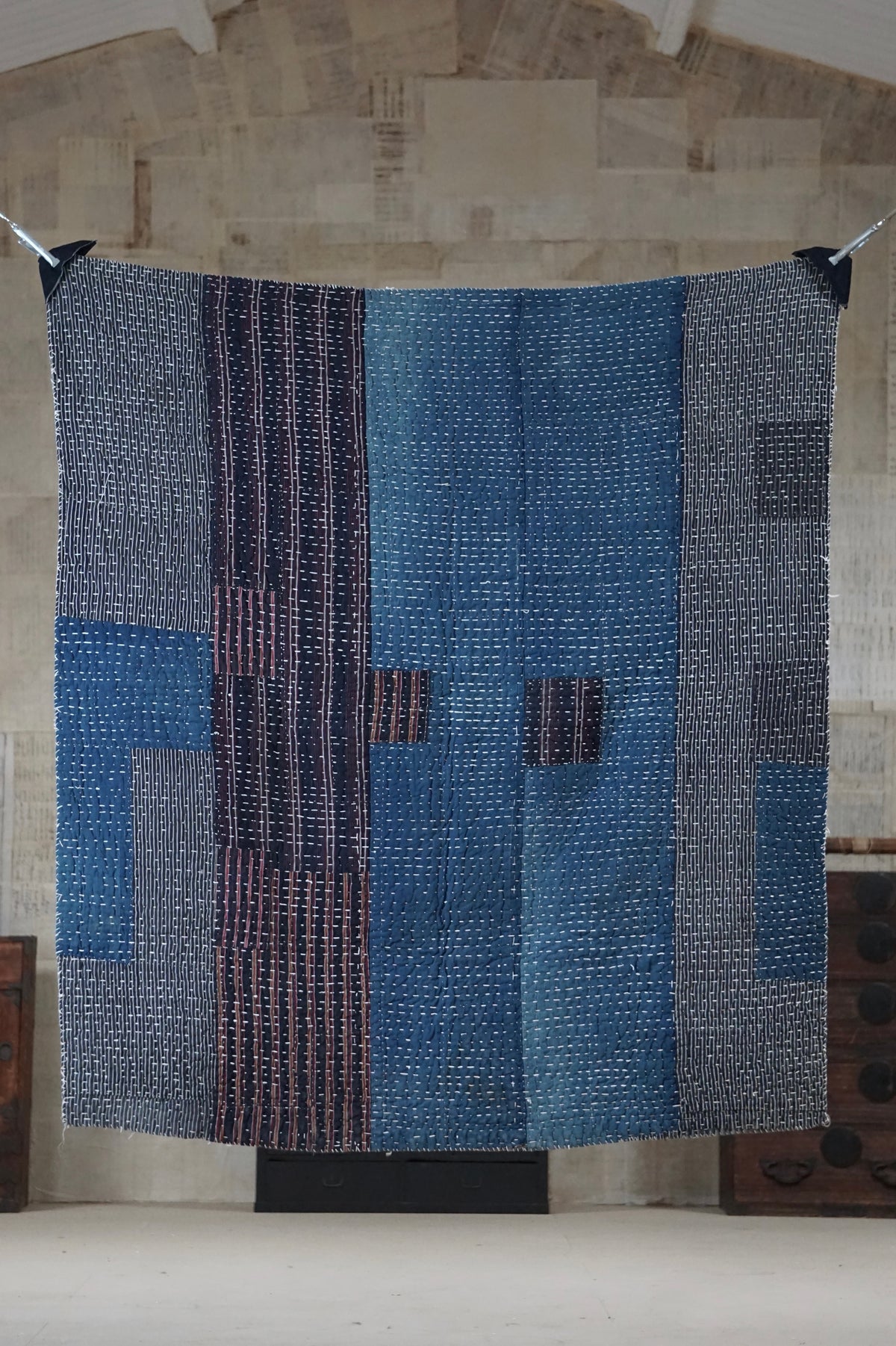 Antique Japanese Boro Textile, Early - Mid 20th Century