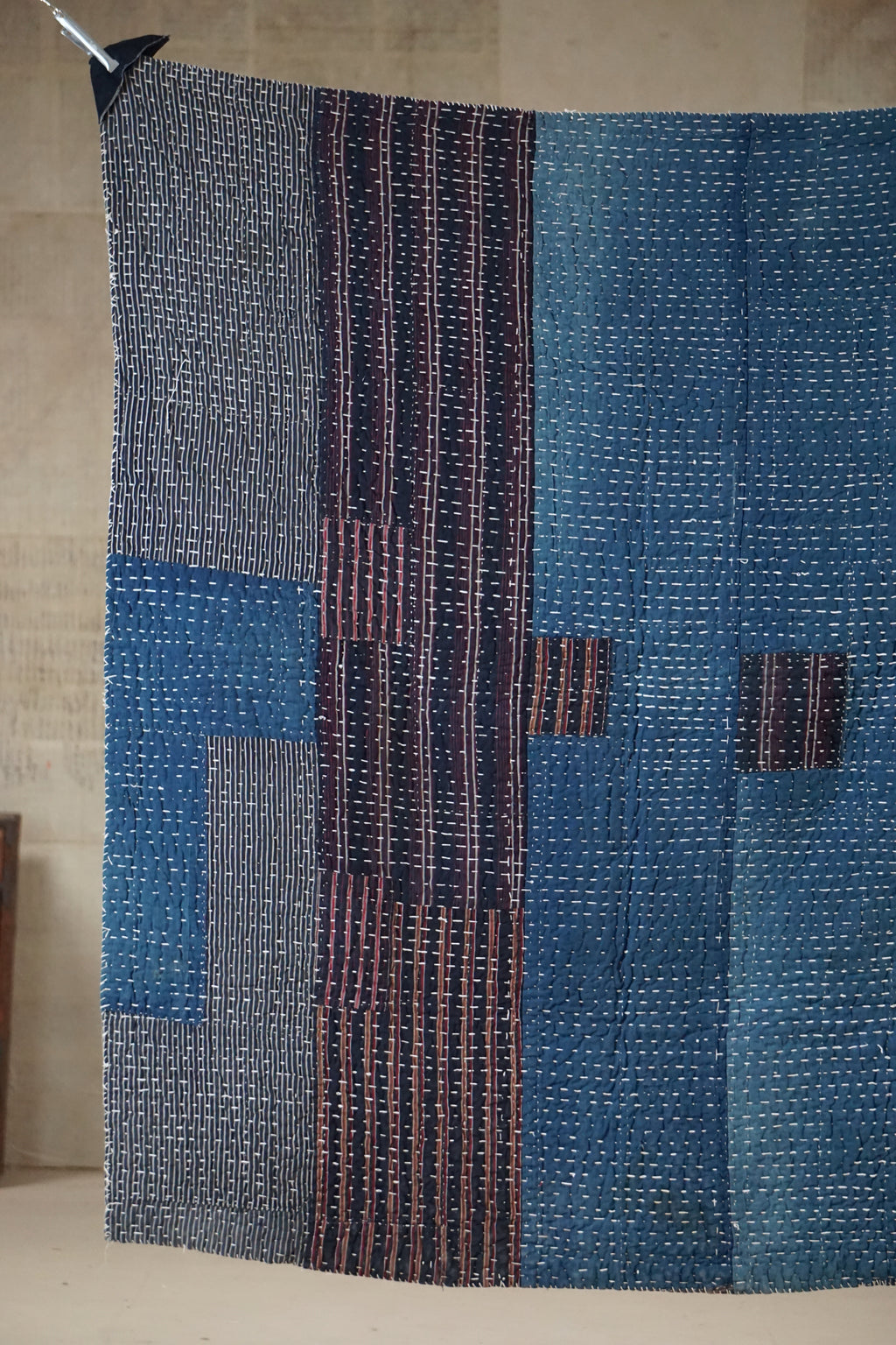 Antique Japanese Boro Textile, Early - Mid 20th Century