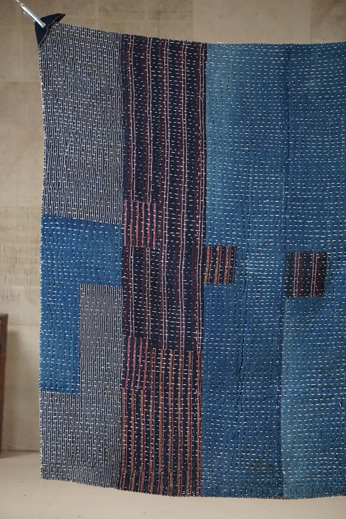 Antique Japanese Boro Textile, Early - Mid 20th Century