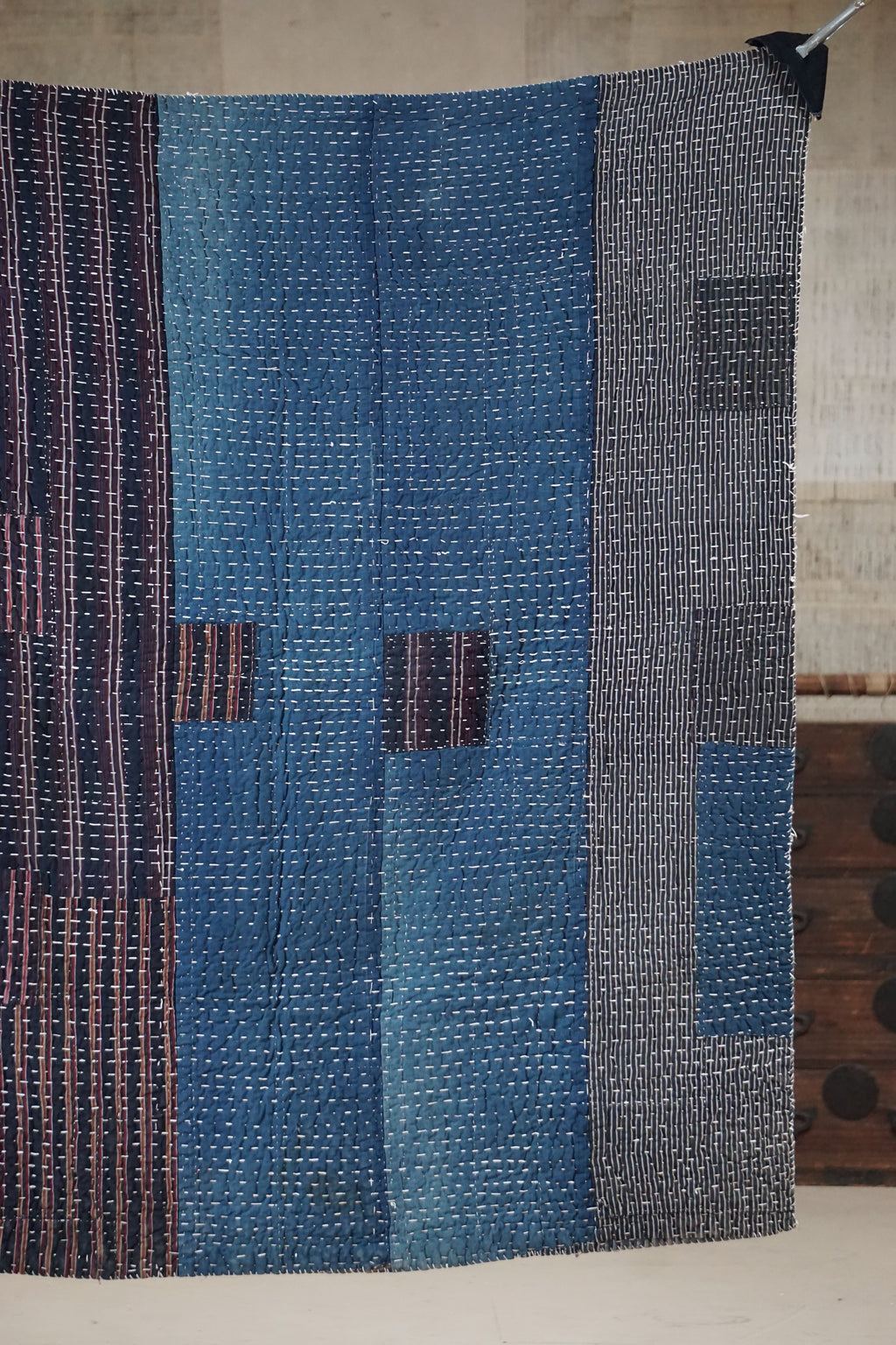 Antique Japanese Boro Textile, Early - Mid 20th Century