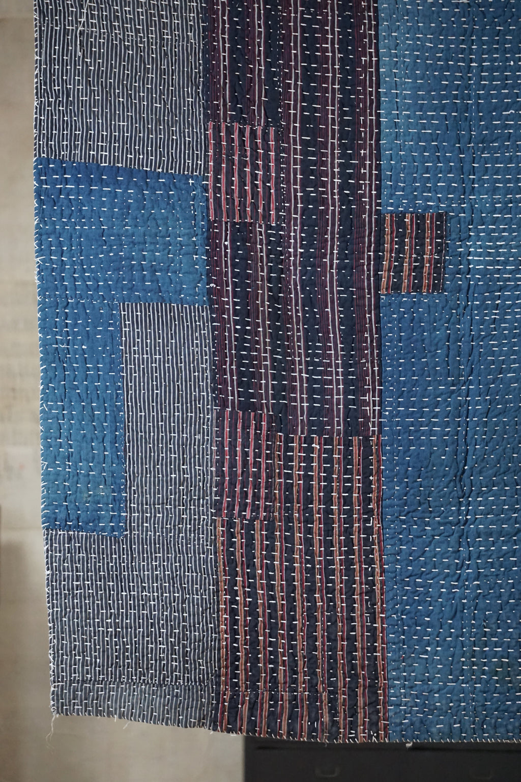 Antique Japanese Boro Textile, Early - Mid 20th Century