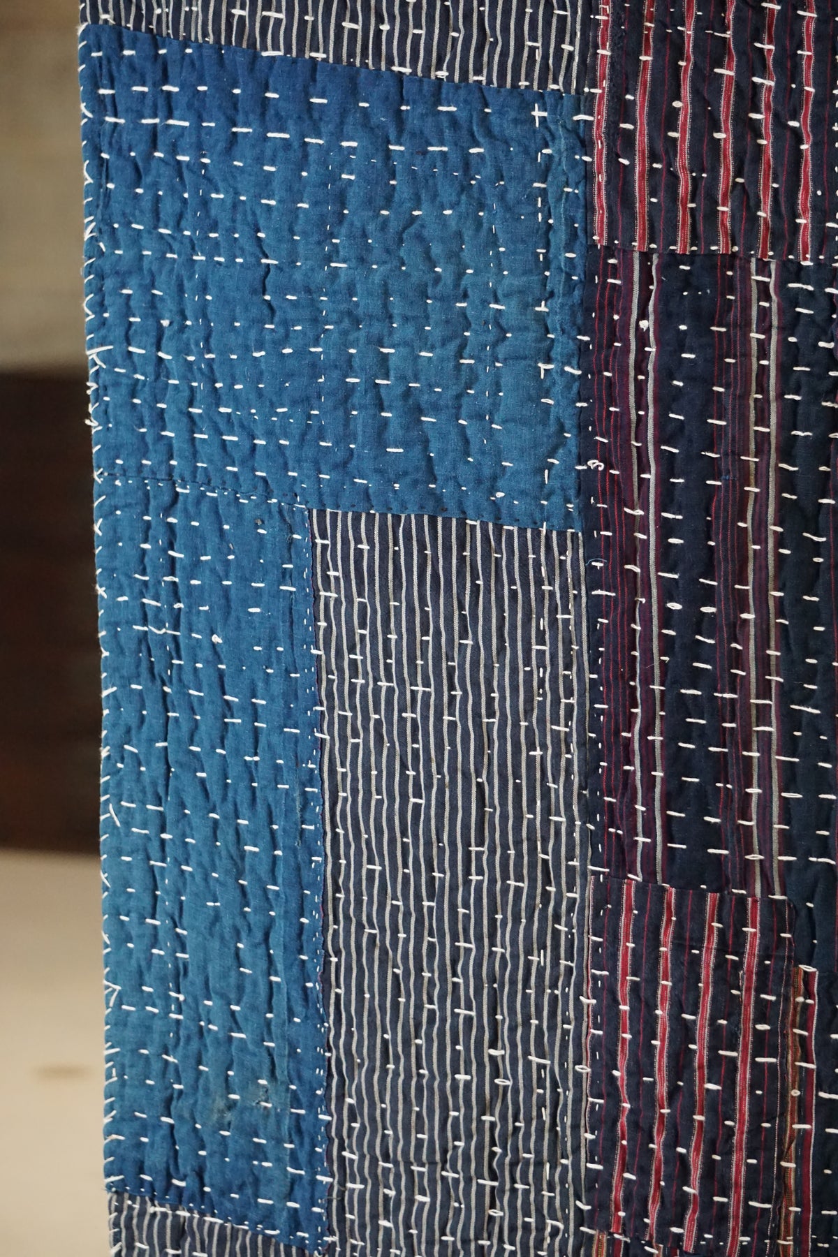 Antique Japanese Boro Textile, Early - Mid 20th Century