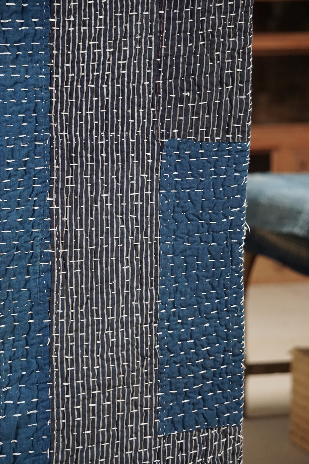 Antique Japanese Boro Textile, Early - Mid 20th Century
