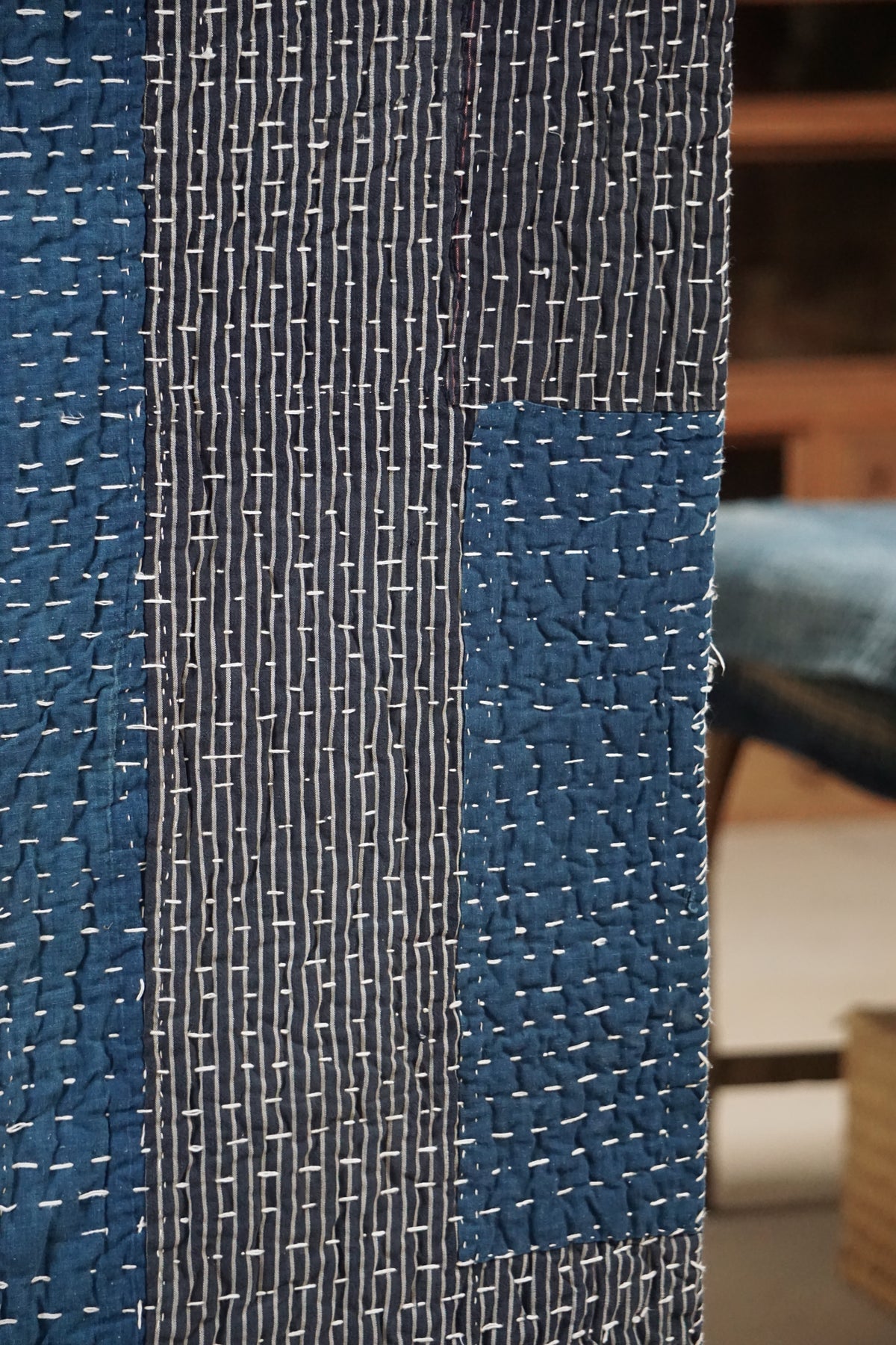 Antique Japanese Boro Textile, Early - Mid 20th Century