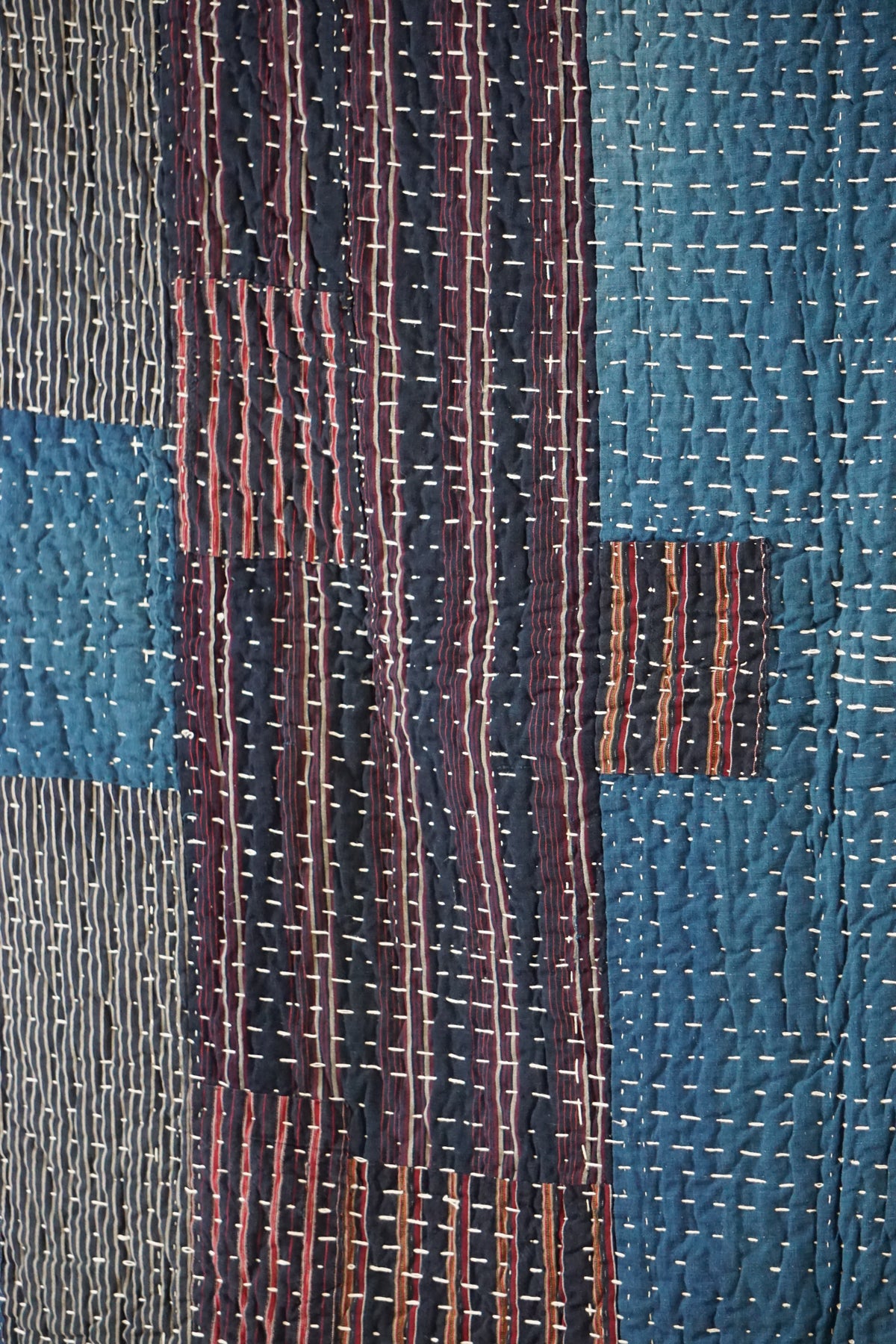 Antique Japanese Boro Textile, Early - Mid 20th Century