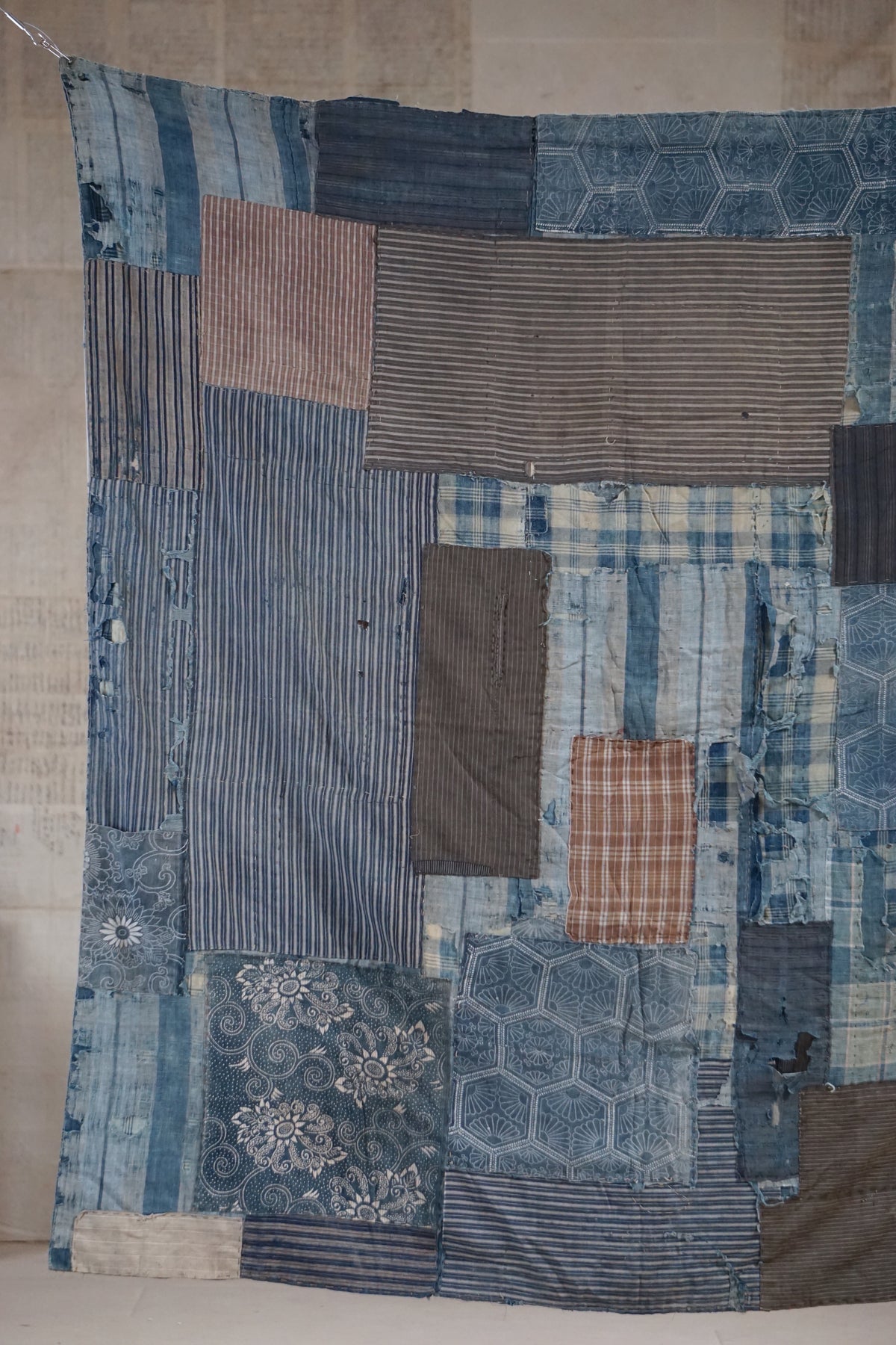 Antique Japanese Boro Textile, Late 19th–Early 20th Century