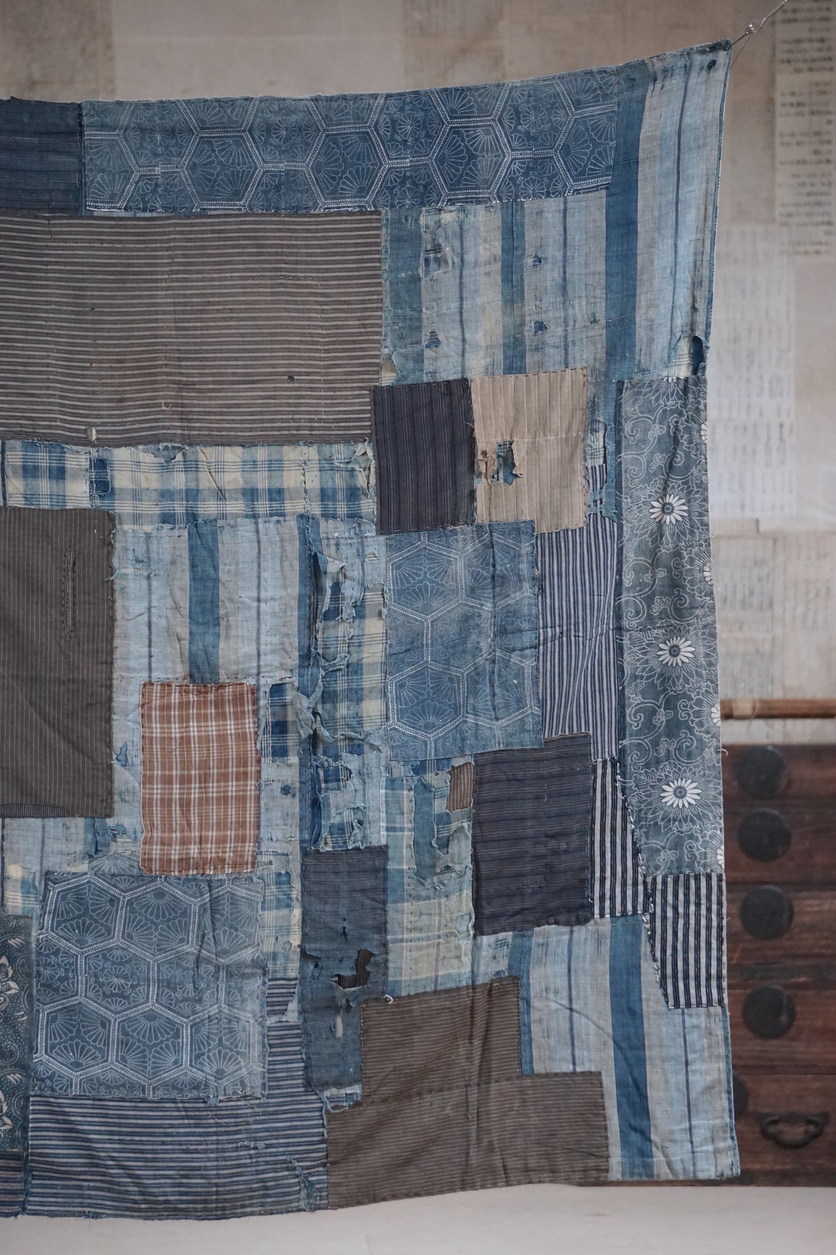 Antique Japanese Boro Textile, Late 19th–Early 20th Century
