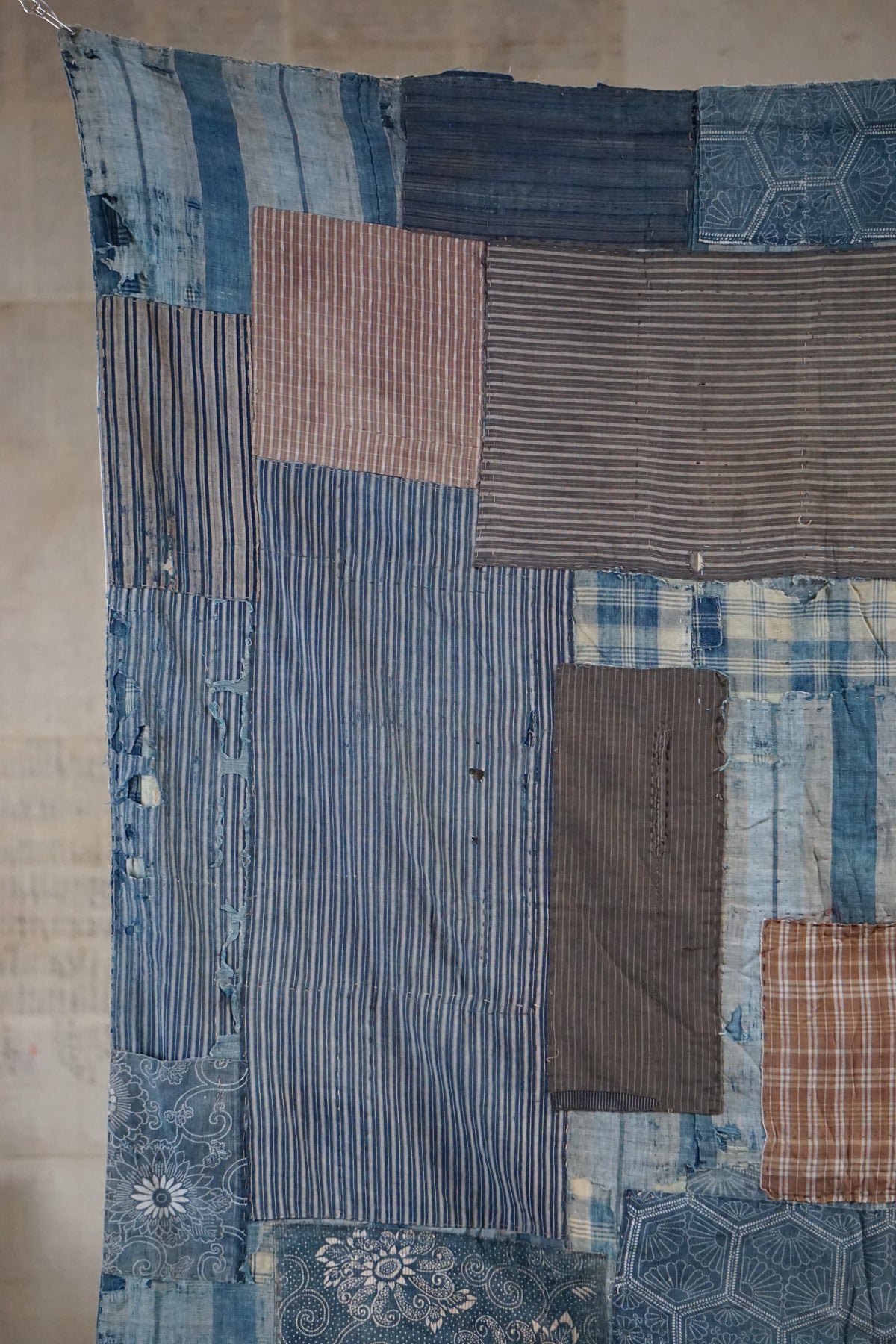 Antique Japanese Boro Textile, Late 19th–Early 20th Century