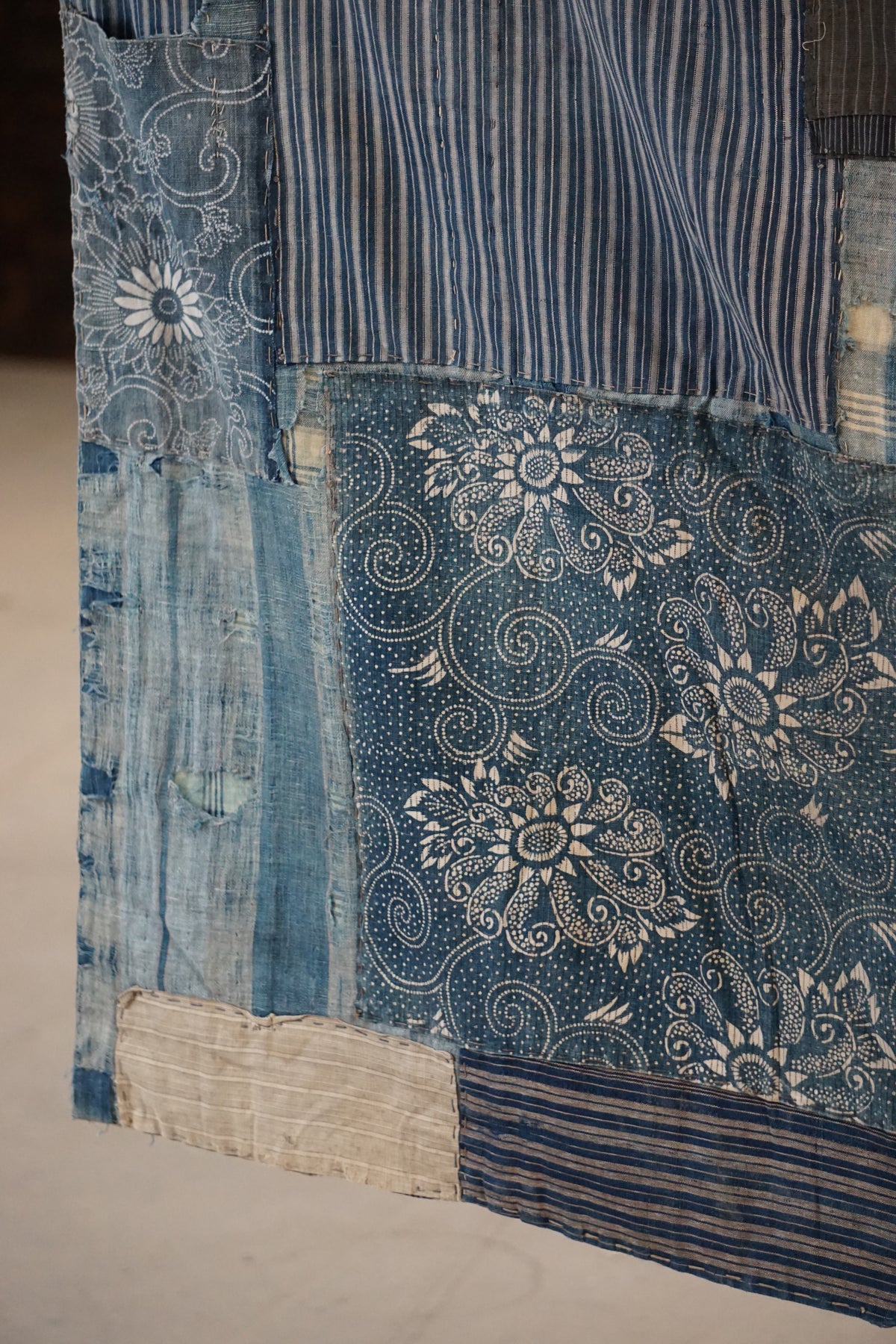 Antique Japanese Boro Textile, Late 19th–Early 20th Century