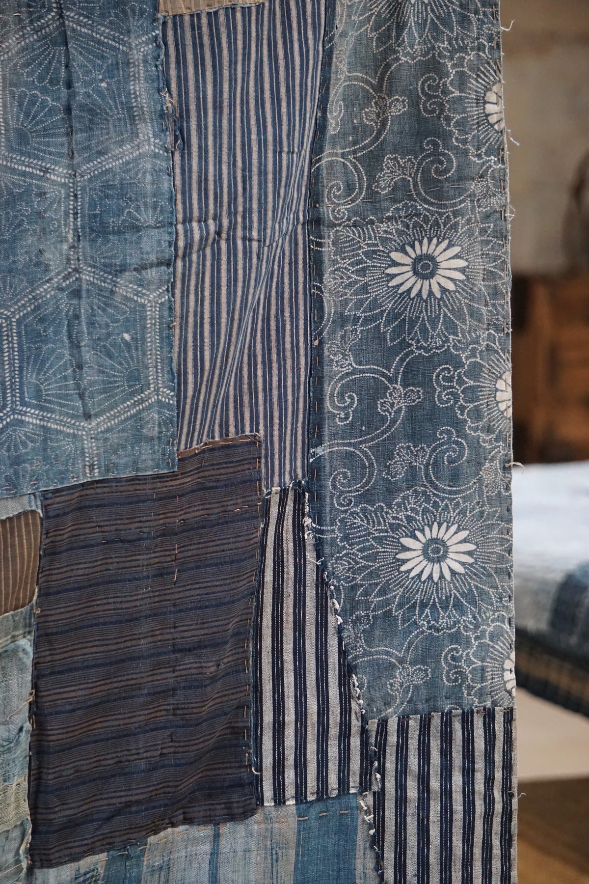 Antique Japanese Boro Textile, Late 19th–Early 20th Century