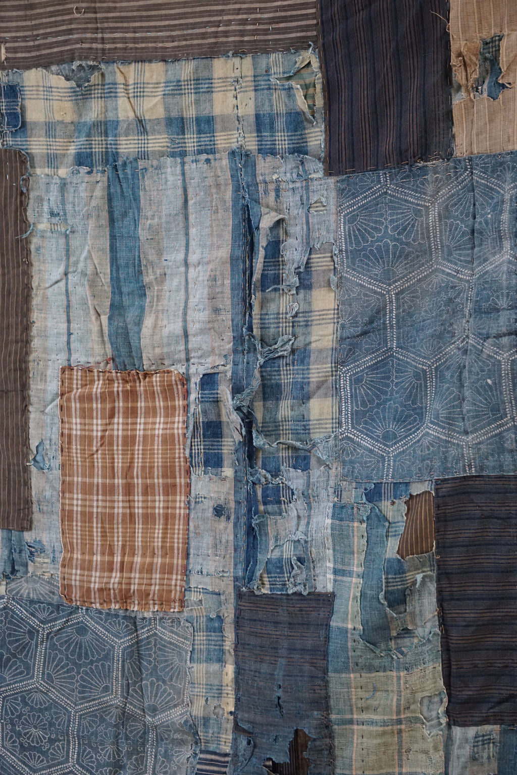Antique Japanese Boro Textile, Late 19th–Early 20th Century