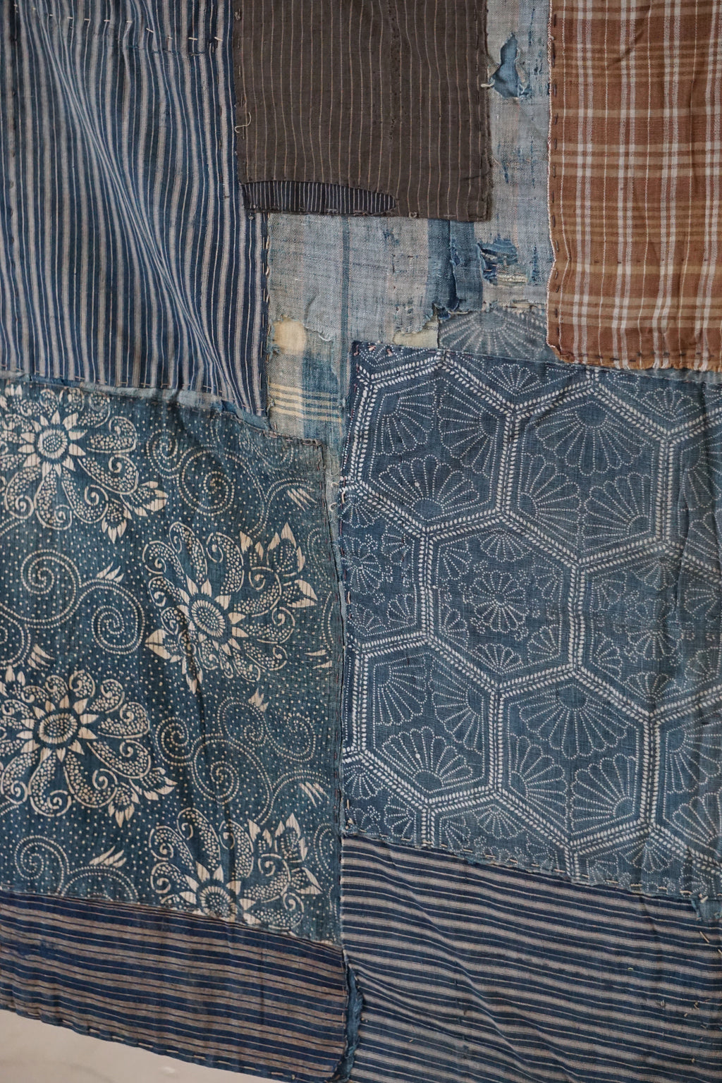 Antique Japanese Boro Textile, Late 19th–Early 20th Century