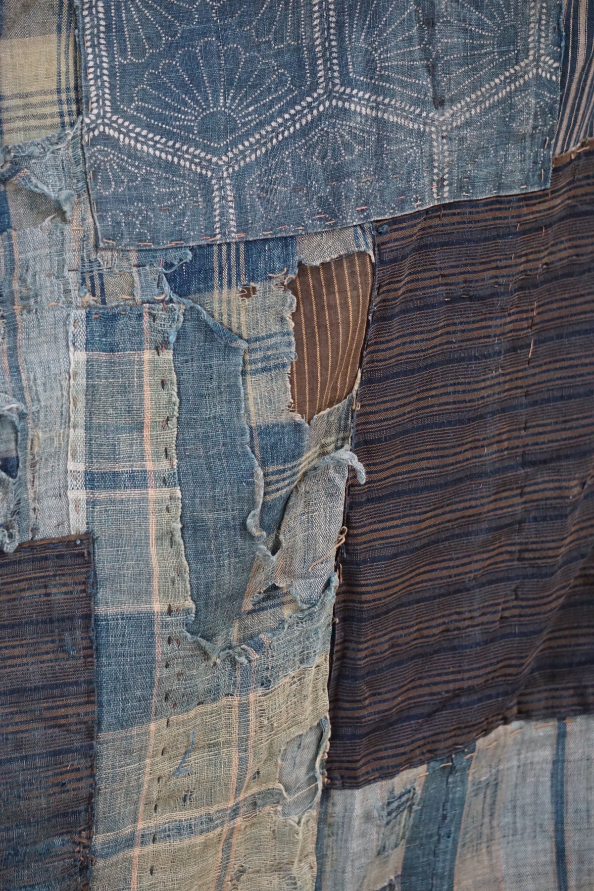 Antique Japanese Boro Textile, Late 19th–Early 20th Century