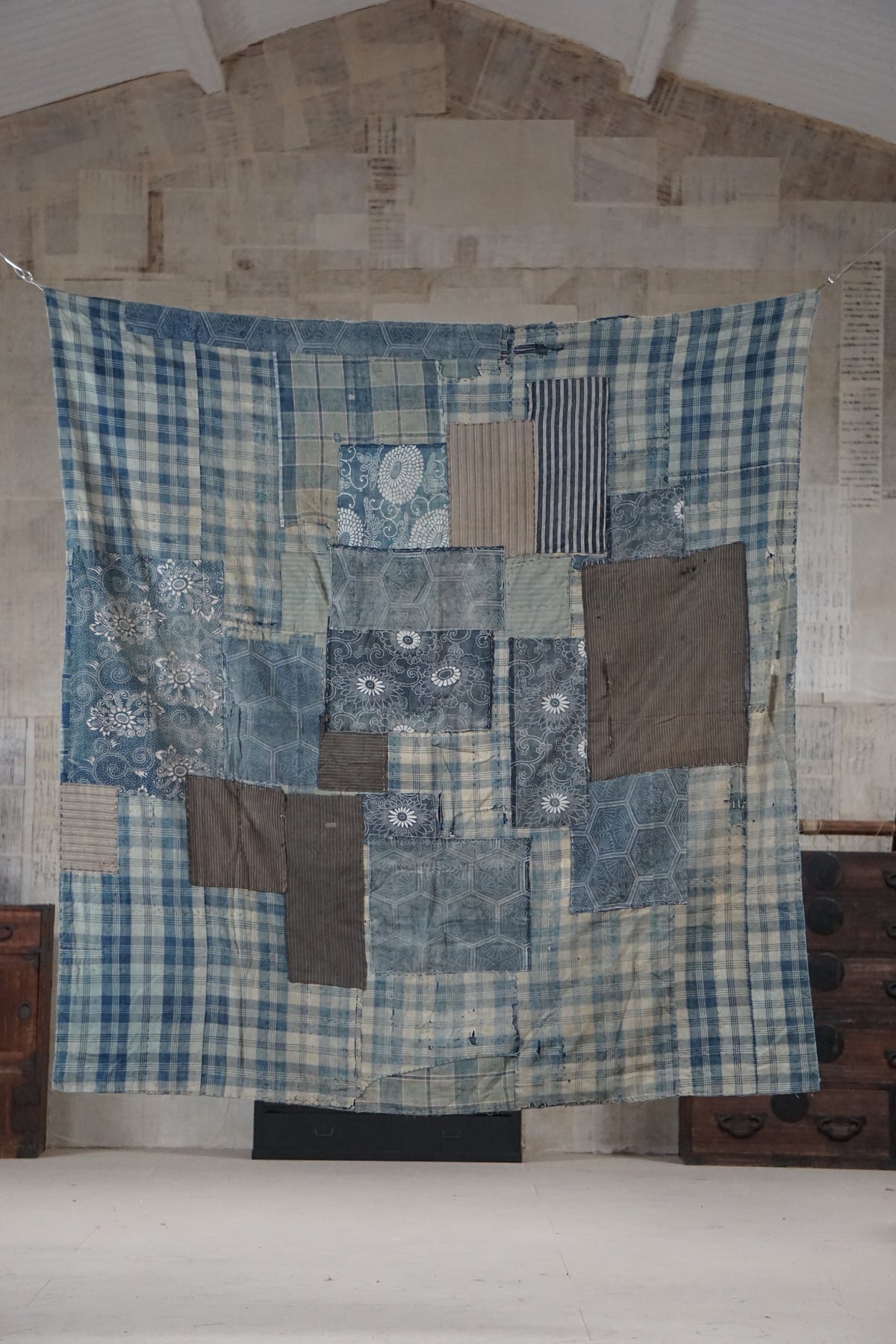 Antique Japanese Boro Textile, Late 19th–Early 20th Century