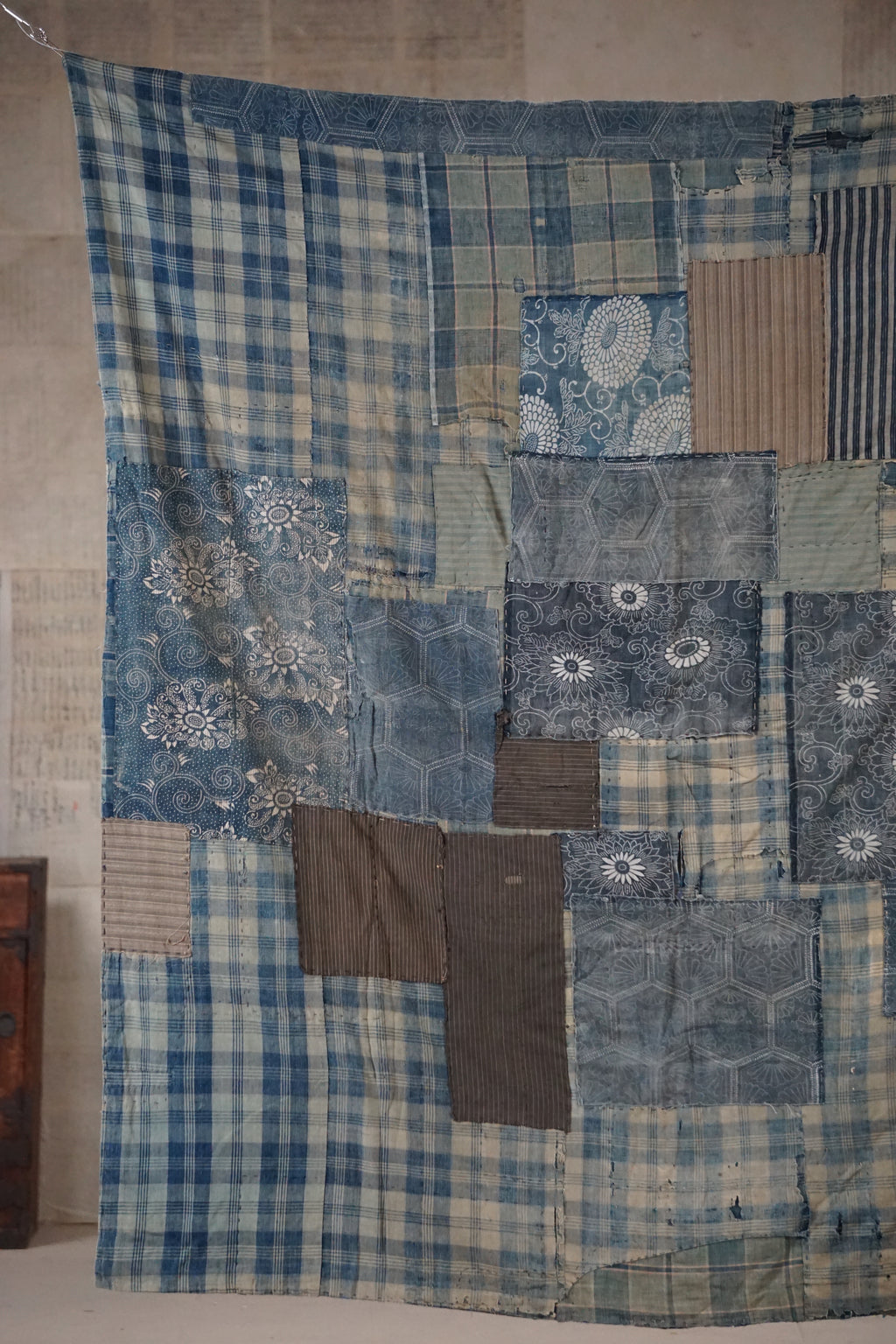 Antique Japanese Boro Textile, Late 19th–Early 20th Century