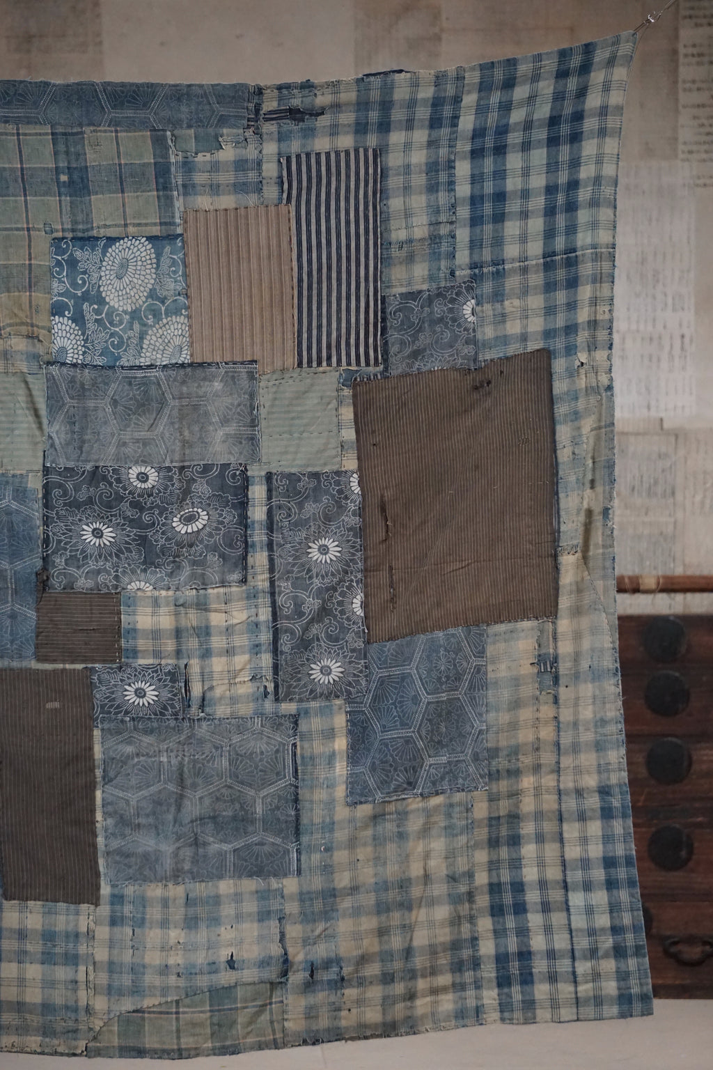 Antique Japanese Boro Textile, Late 19th–Early 20th Century
