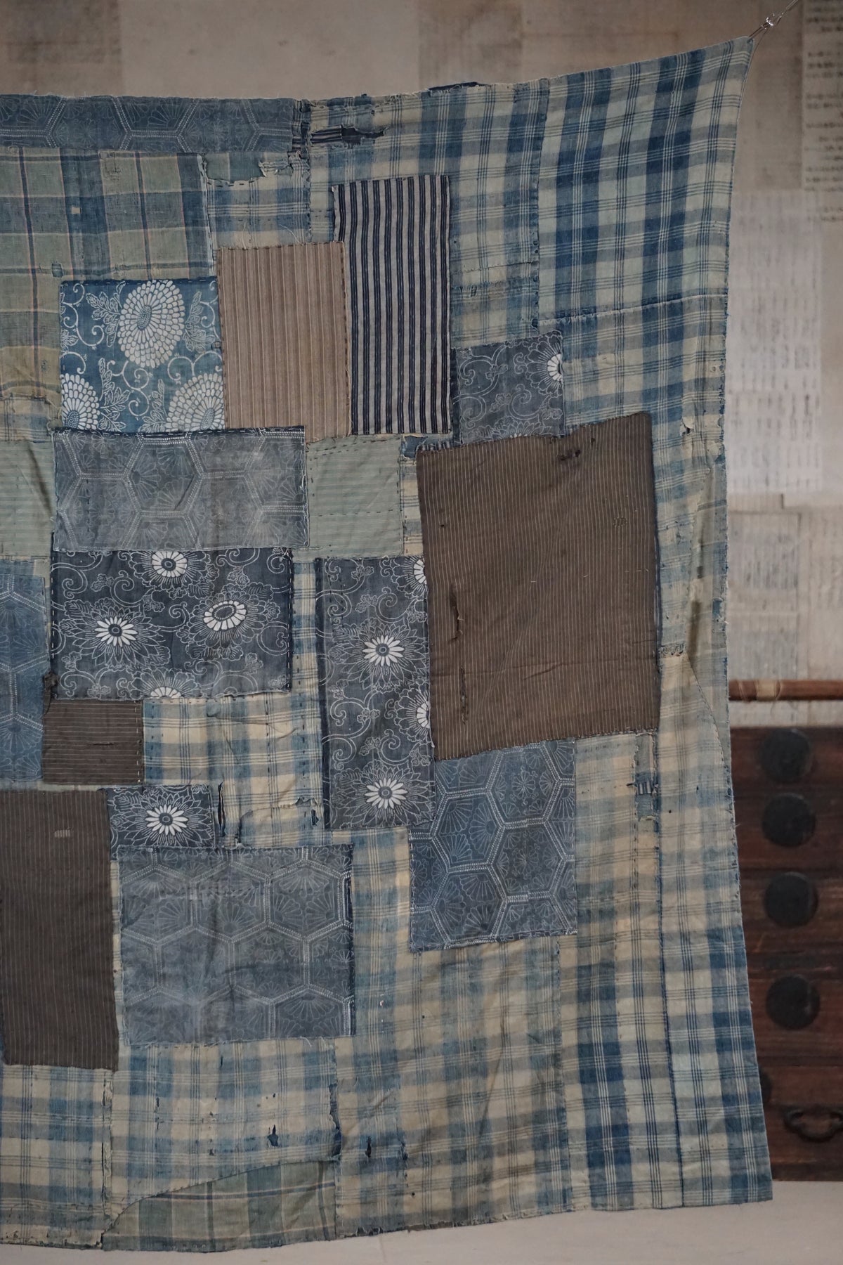 Antique Japanese Boro Textile, Late 19th–Early 20th Century
