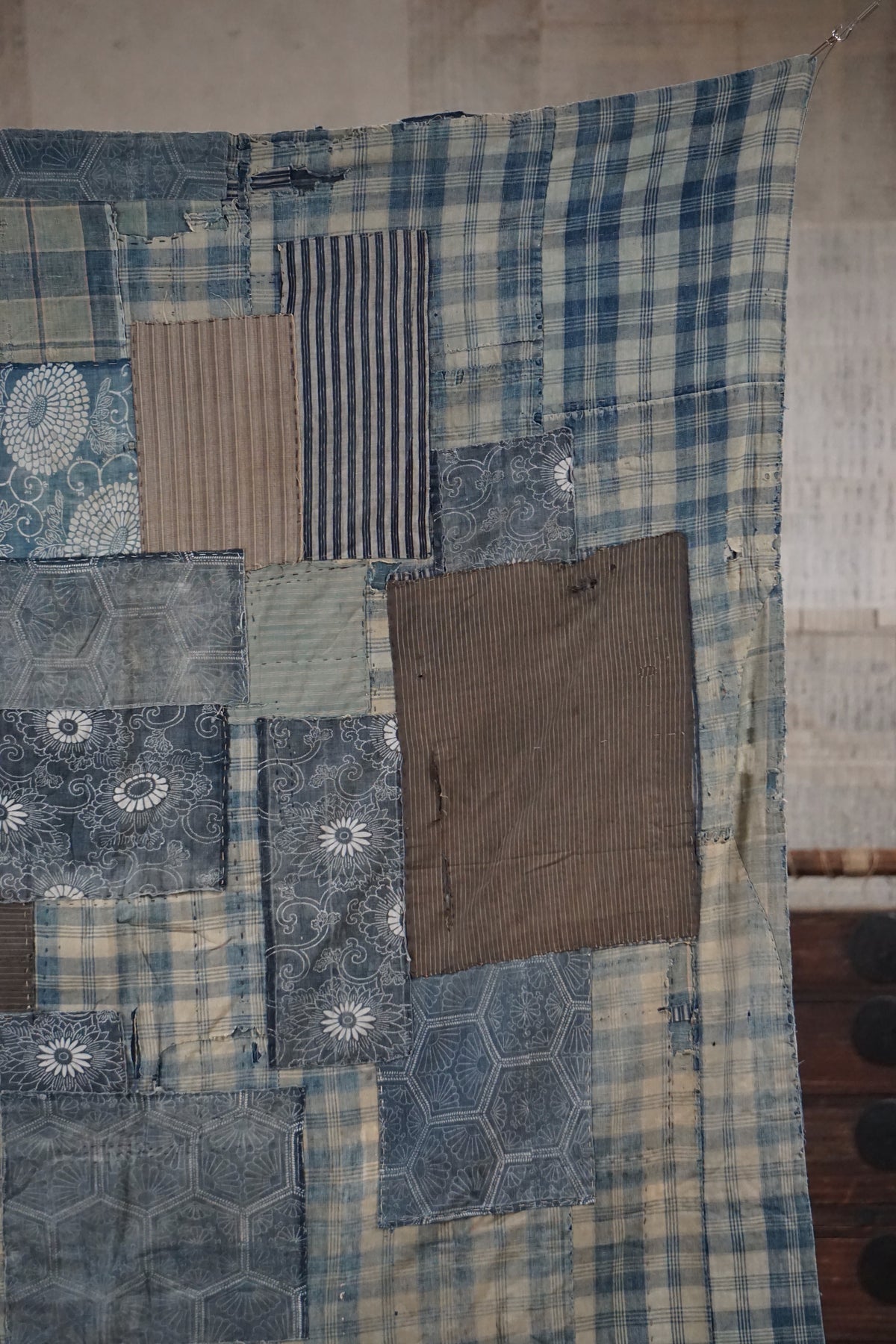 Antique Japanese Boro Textile, Late 19th–Early 20th Century