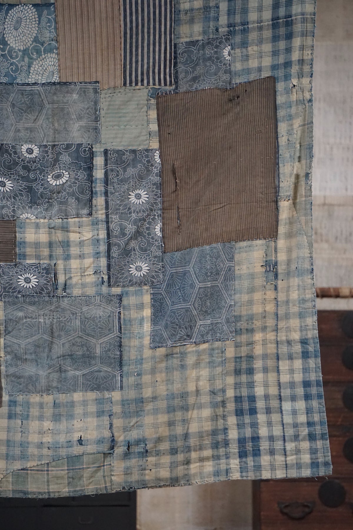 Antique Japanese Boro Textile, Late 19th–Early 20th Century