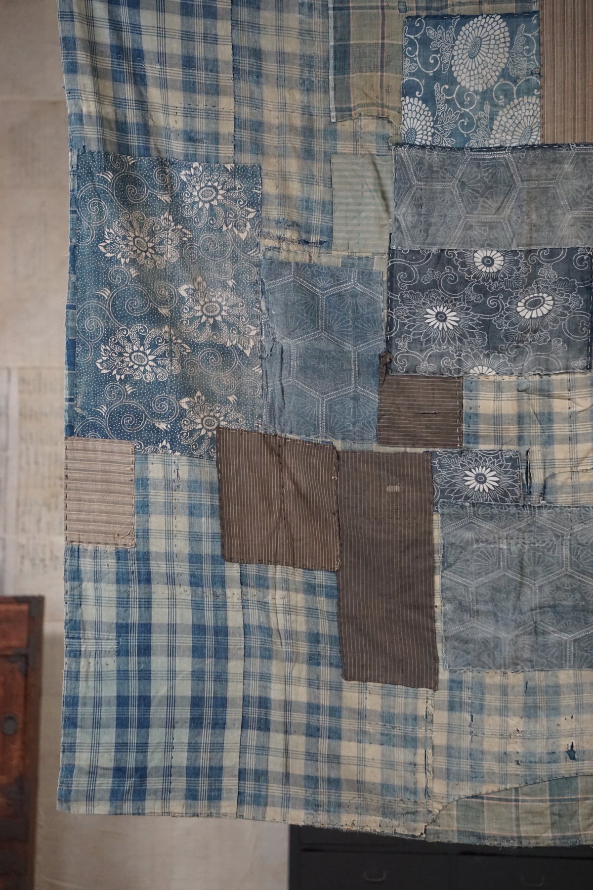 Antique Japanese Boro Textile, Late 19th–Early 20th Century