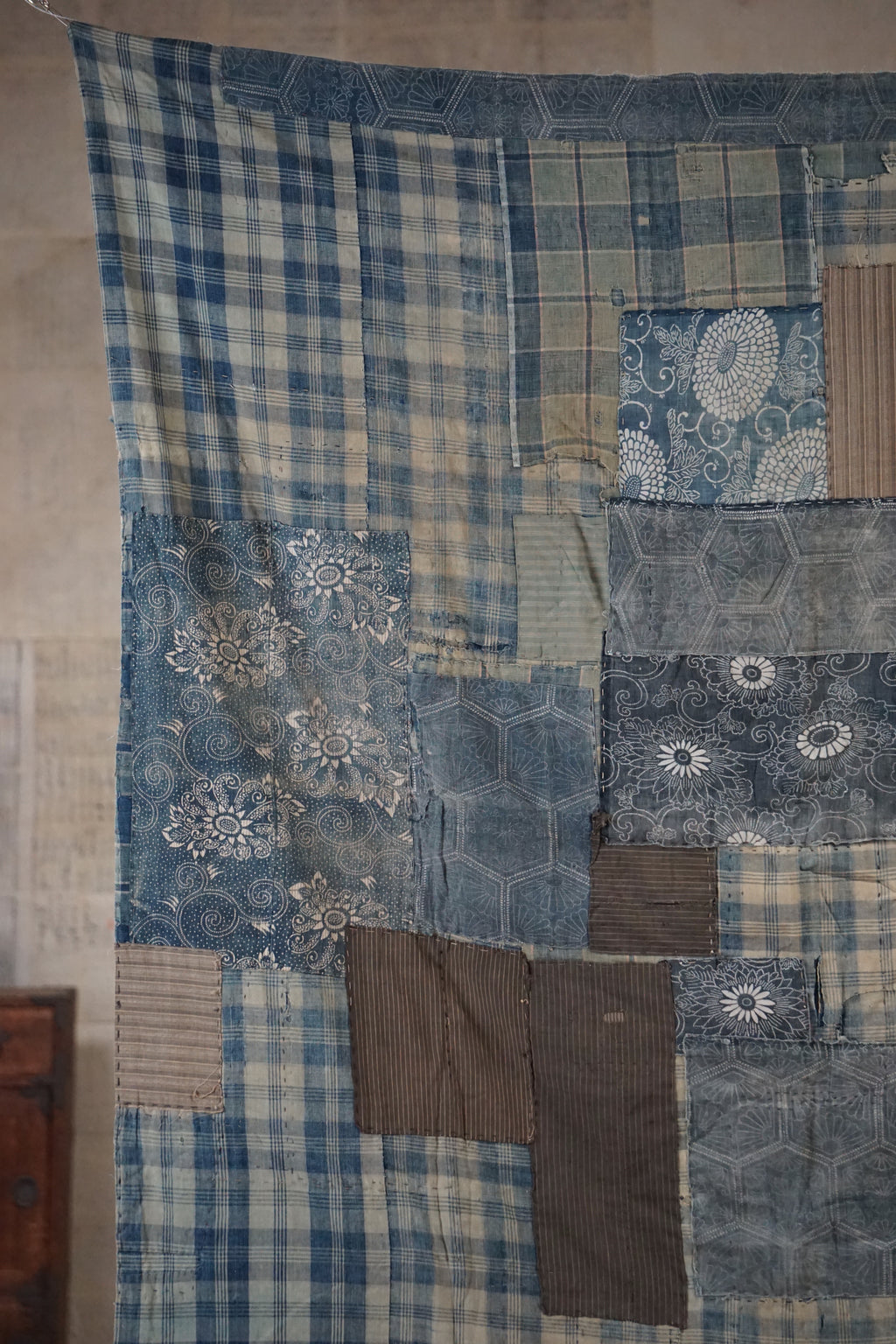Antique Japanese Boro Textile, Late 19th–Early 20th Century