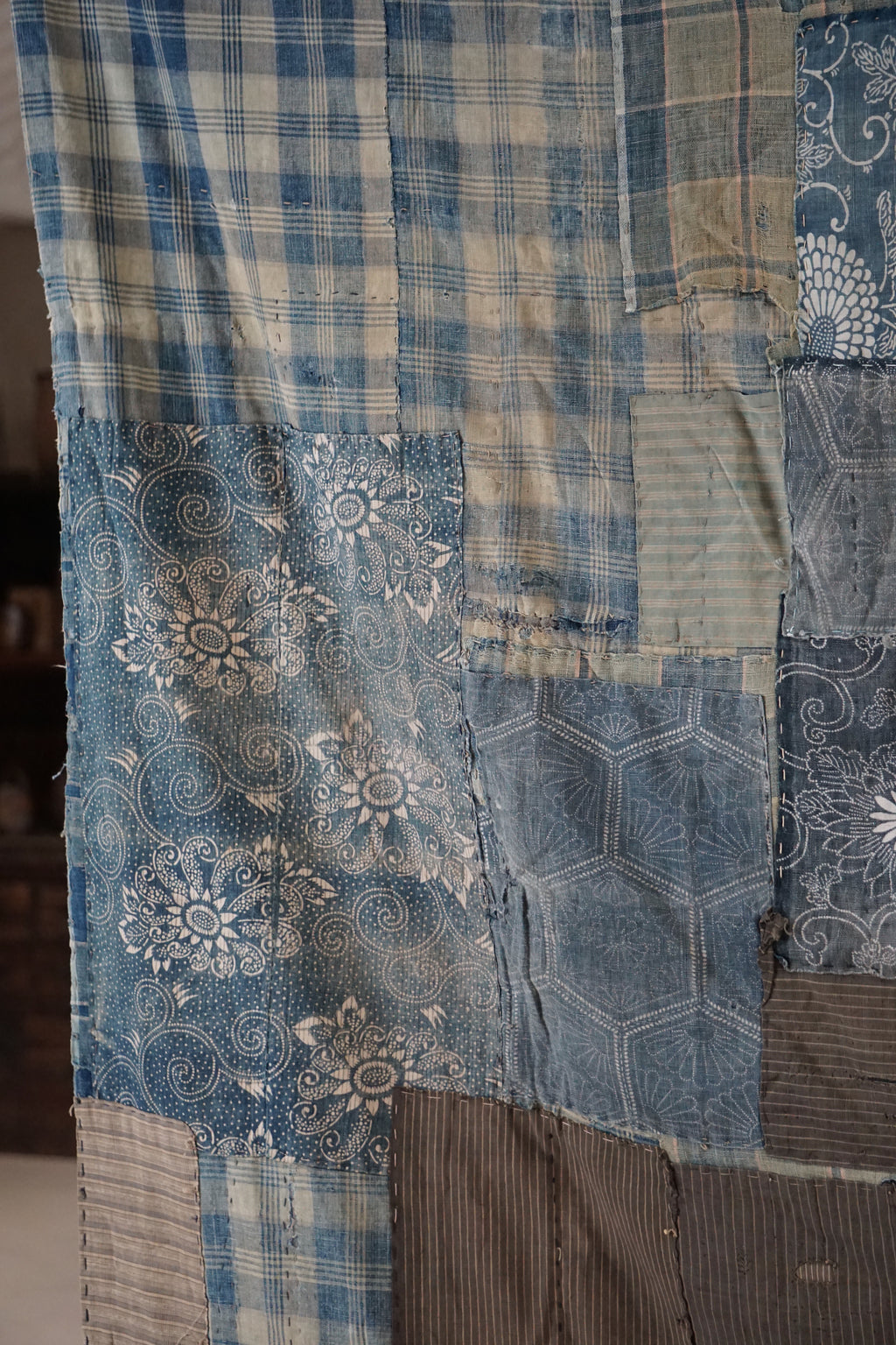 Antique Japanese Boro Textile, Late 19th–Early 20th Century