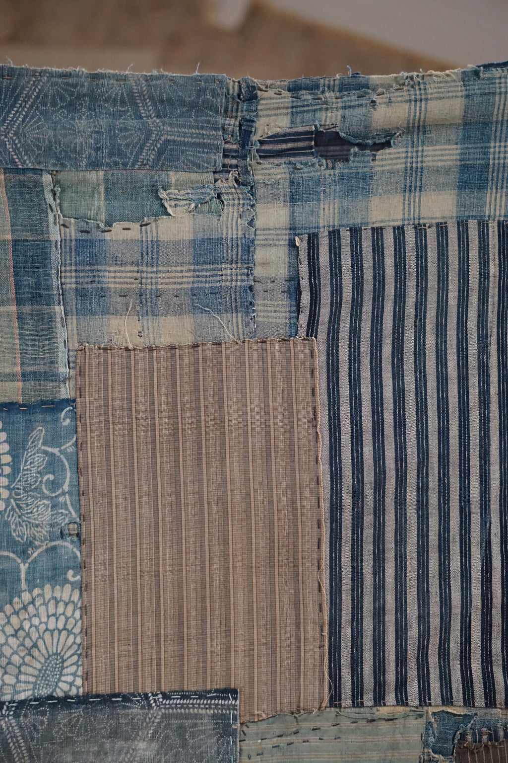 Antique Japanese Boro Textile, Late 19th–Early 20th Century