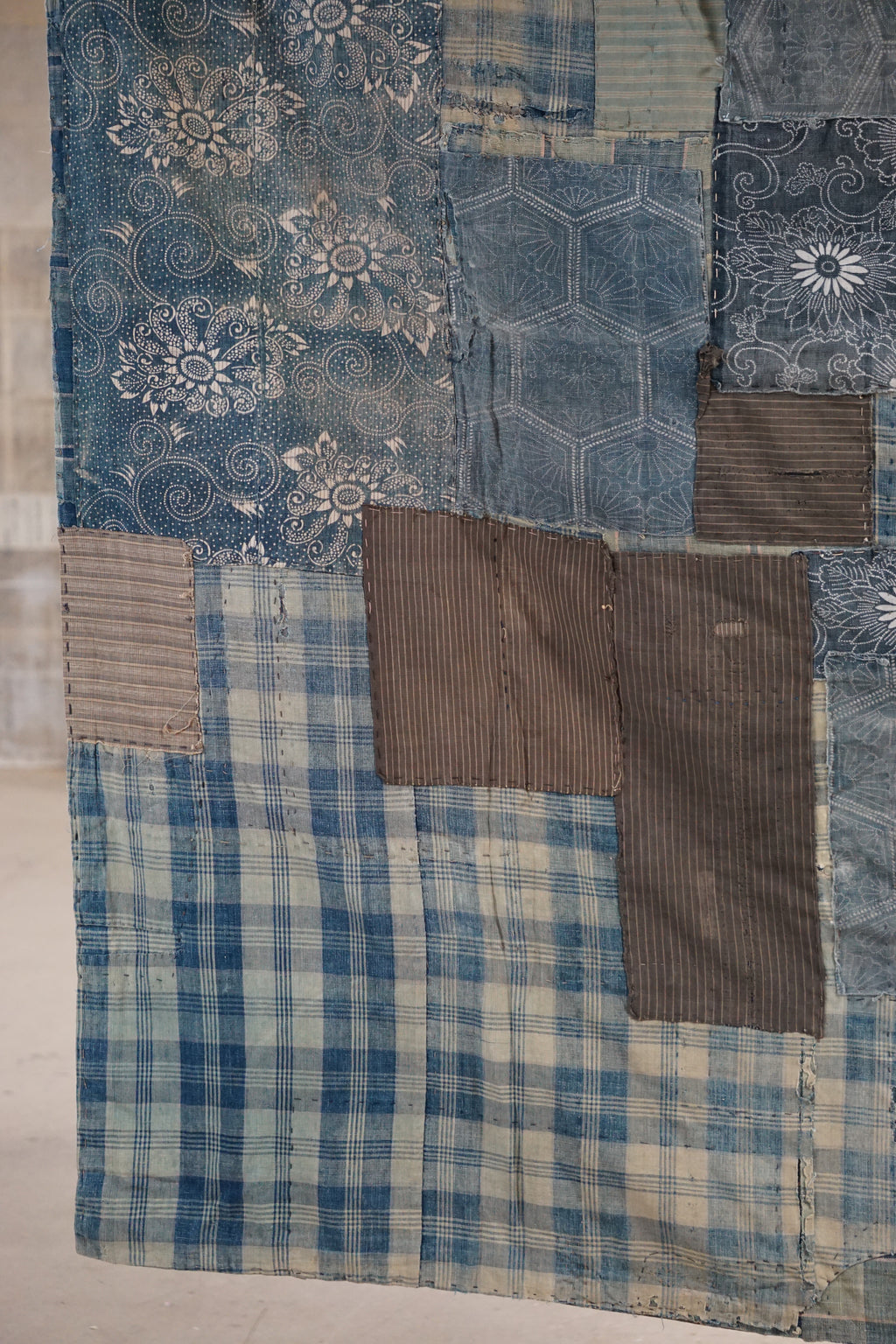 Antique Japanese Boro Textile, Late 19th–Early 20th Century