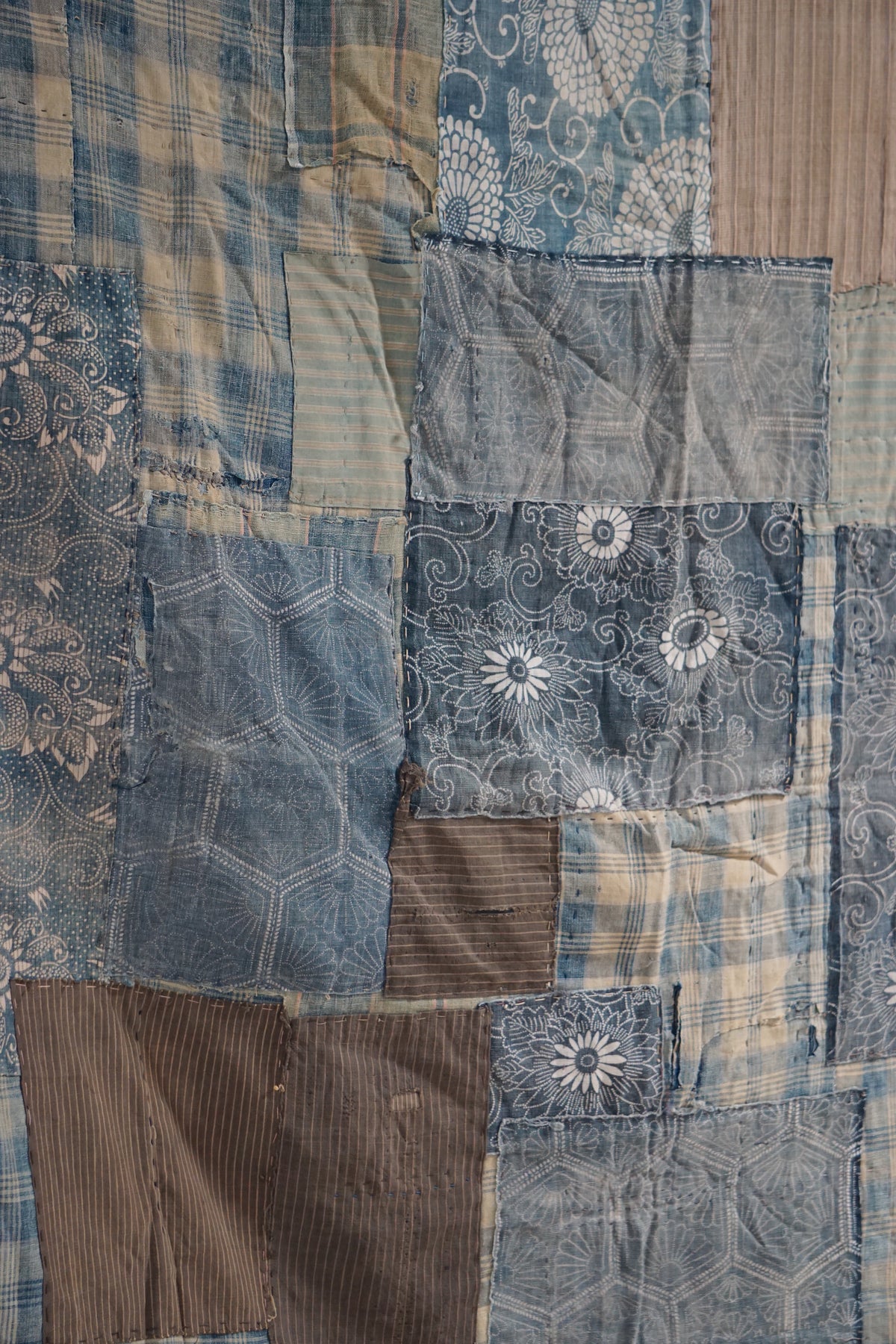 Antique Japanese Boro Textile, Late 19th–Early 20th Century
