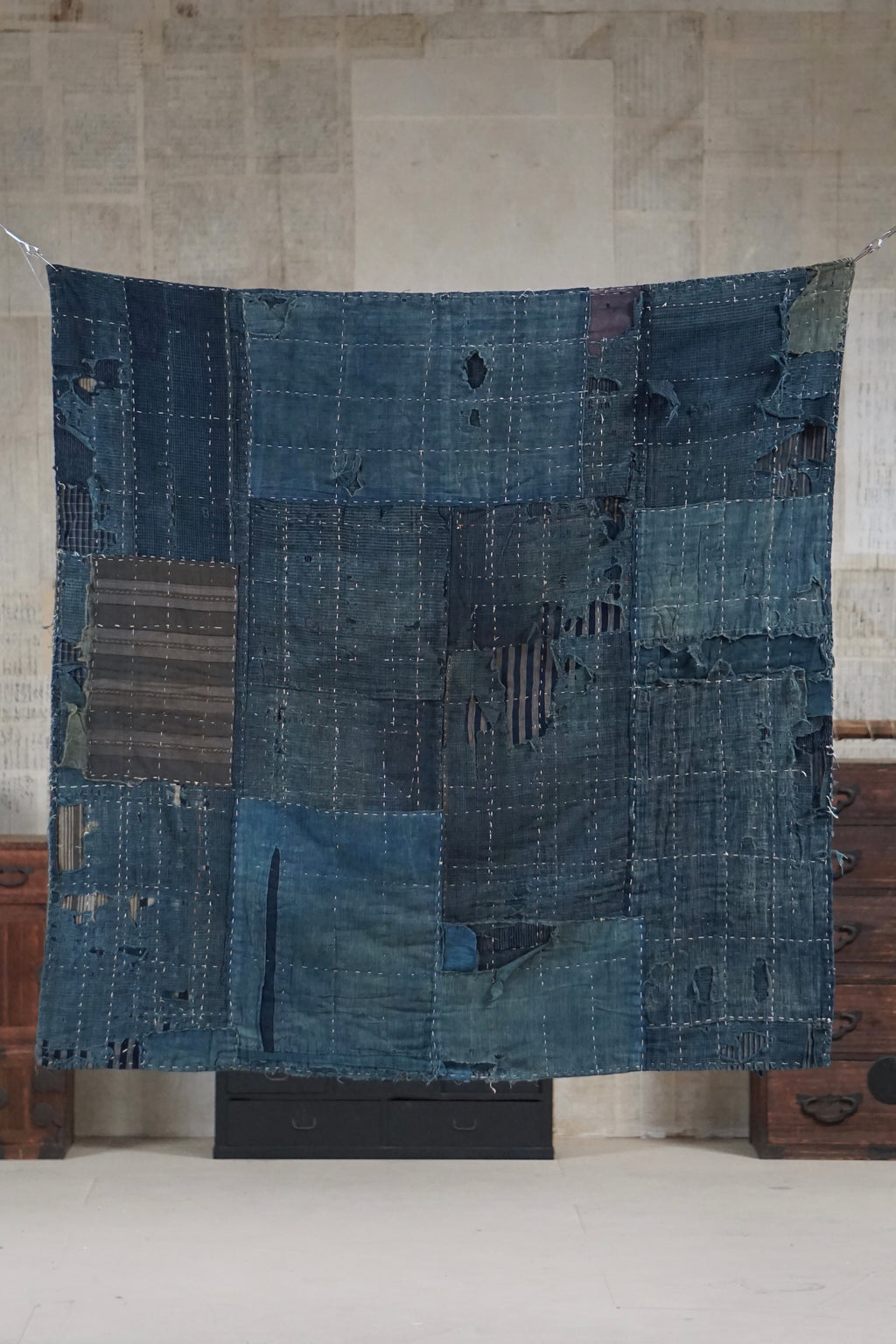 Antique Japanese Boro Textile, Late 19th–Early 20th Century