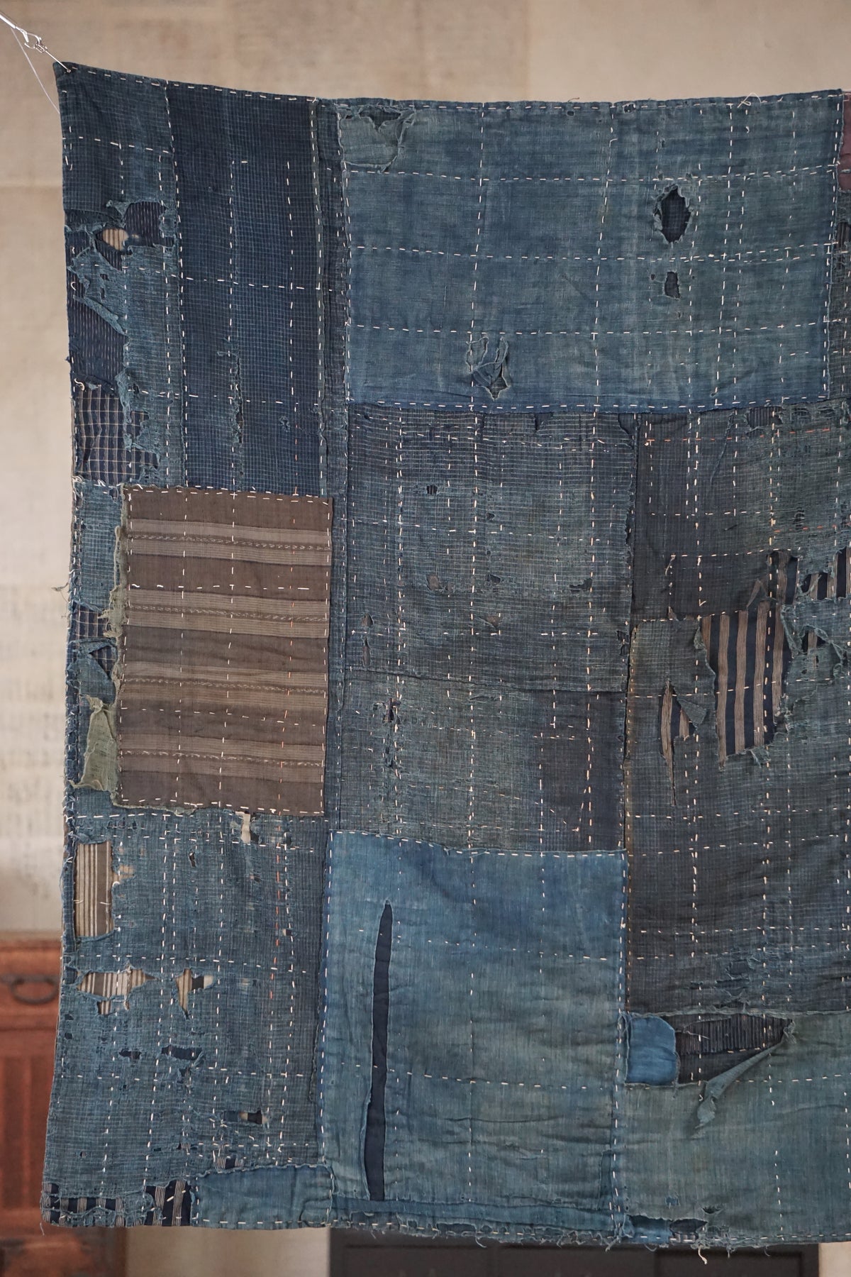 Antique Japanese Boro Textile, Late 19th–Early 20th Century