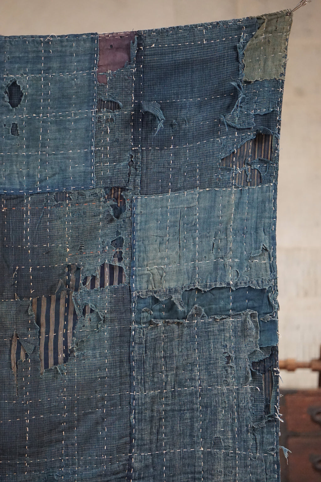 Antique Japanese Boro Textile, Late 19th–Early 20th Century