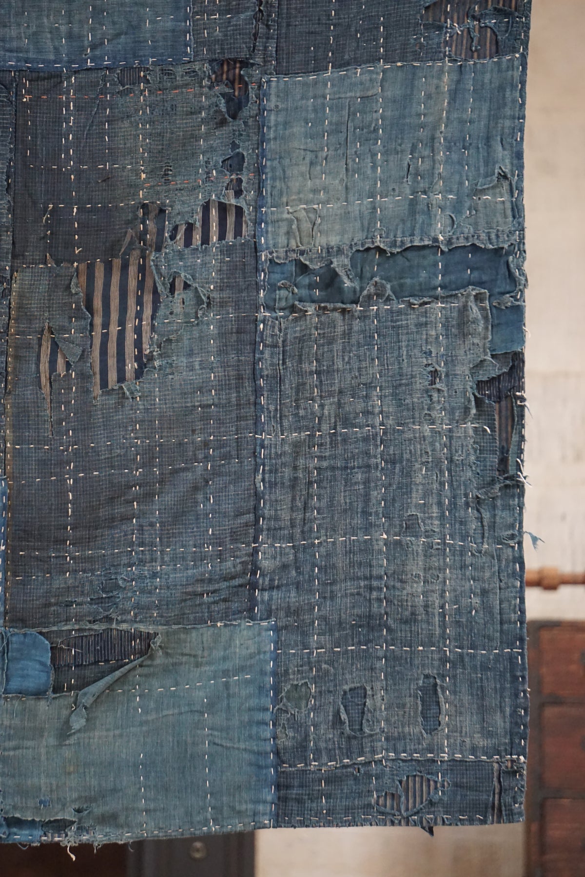 Antique Japanese Boro Textile, Late 19th–Early 20th Century
