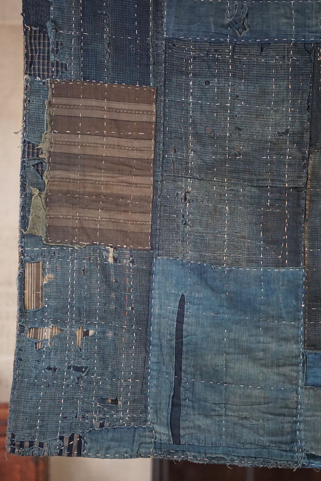 Antique Japanese Boro Textile, Late 19th–Early 20th Century