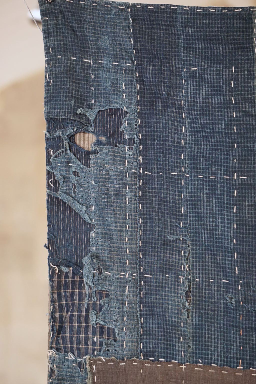 Antique Japanese Boro Textile, Late 19th–Early 20th Century