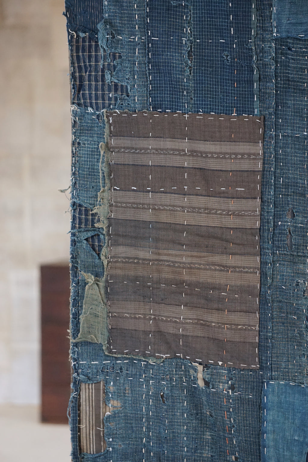 Antique Japanese Boro Textile, Late 19th–Early 20th Century